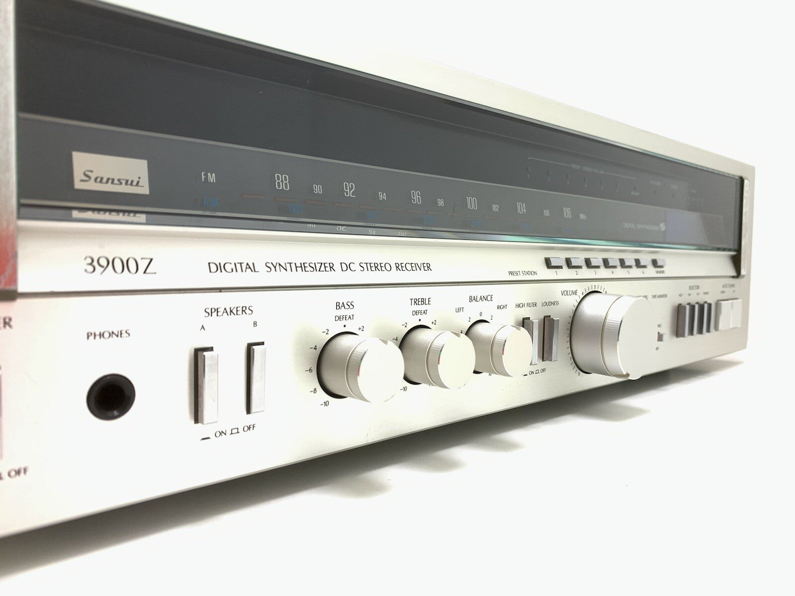 Sansui 3900Z Digital Synthesizer Dc Stereo Receiver 80WRMS Vintage 1980 Goodlook