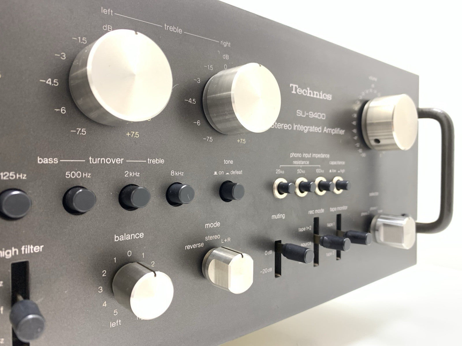 TECHNICS SU 9400 Stereo Amplifier WORK 80 + 80 Watts RMS Vintage 1976 GOOD LOOK