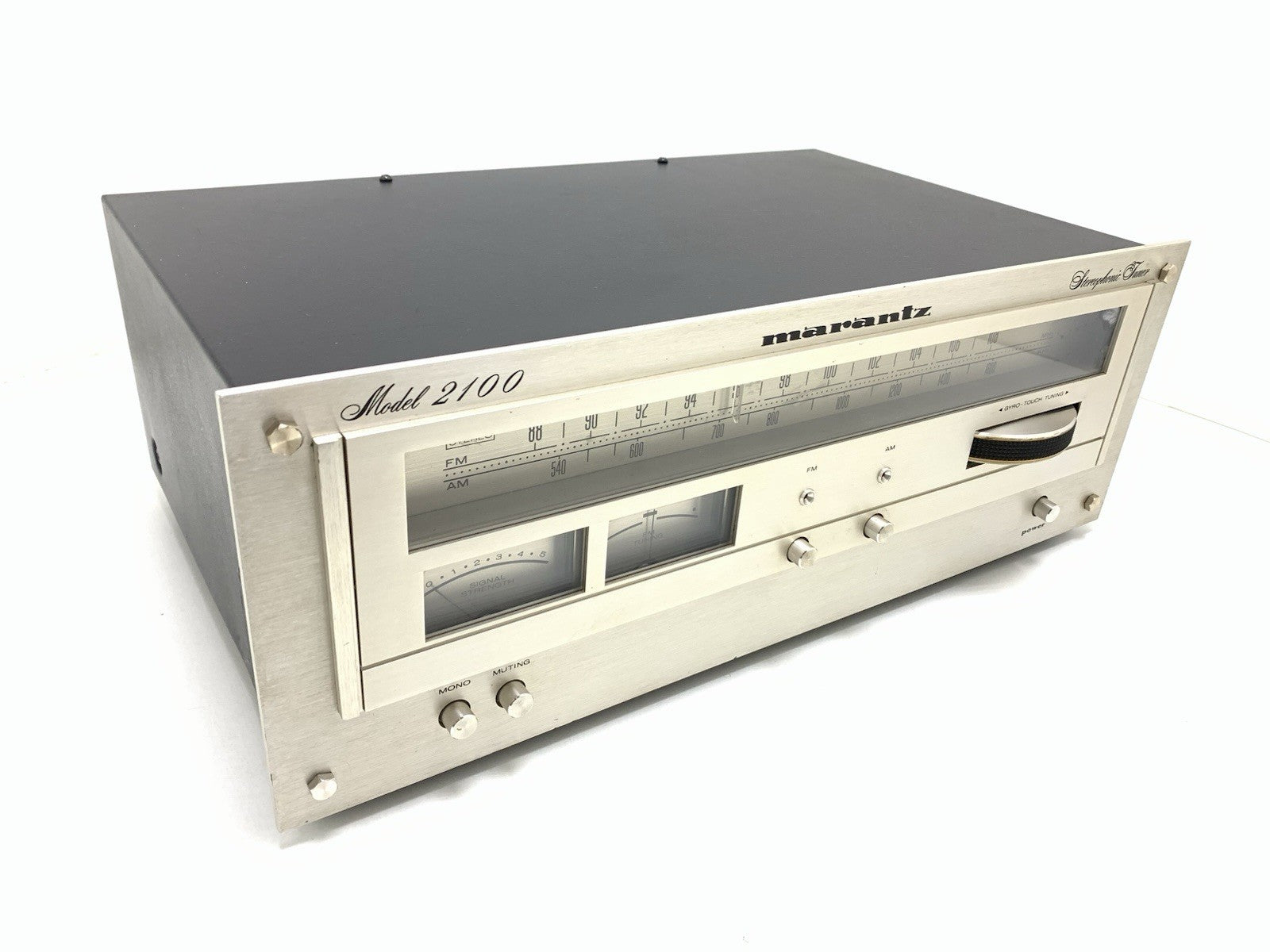 MARANTZ Model 2100 AM/FM Stereo Analog Gyro-Touch Tuner Vintage WORK Good Look