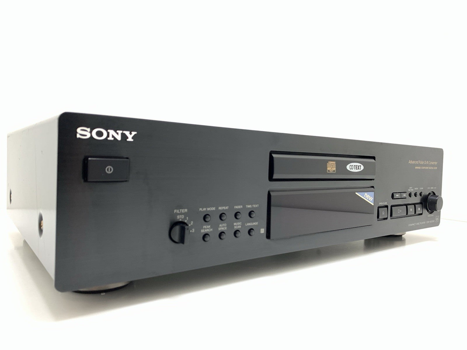SONY CDP XB720E QS Audiophile Compact Disc CD Player Vintage 1990 WORK Good Look