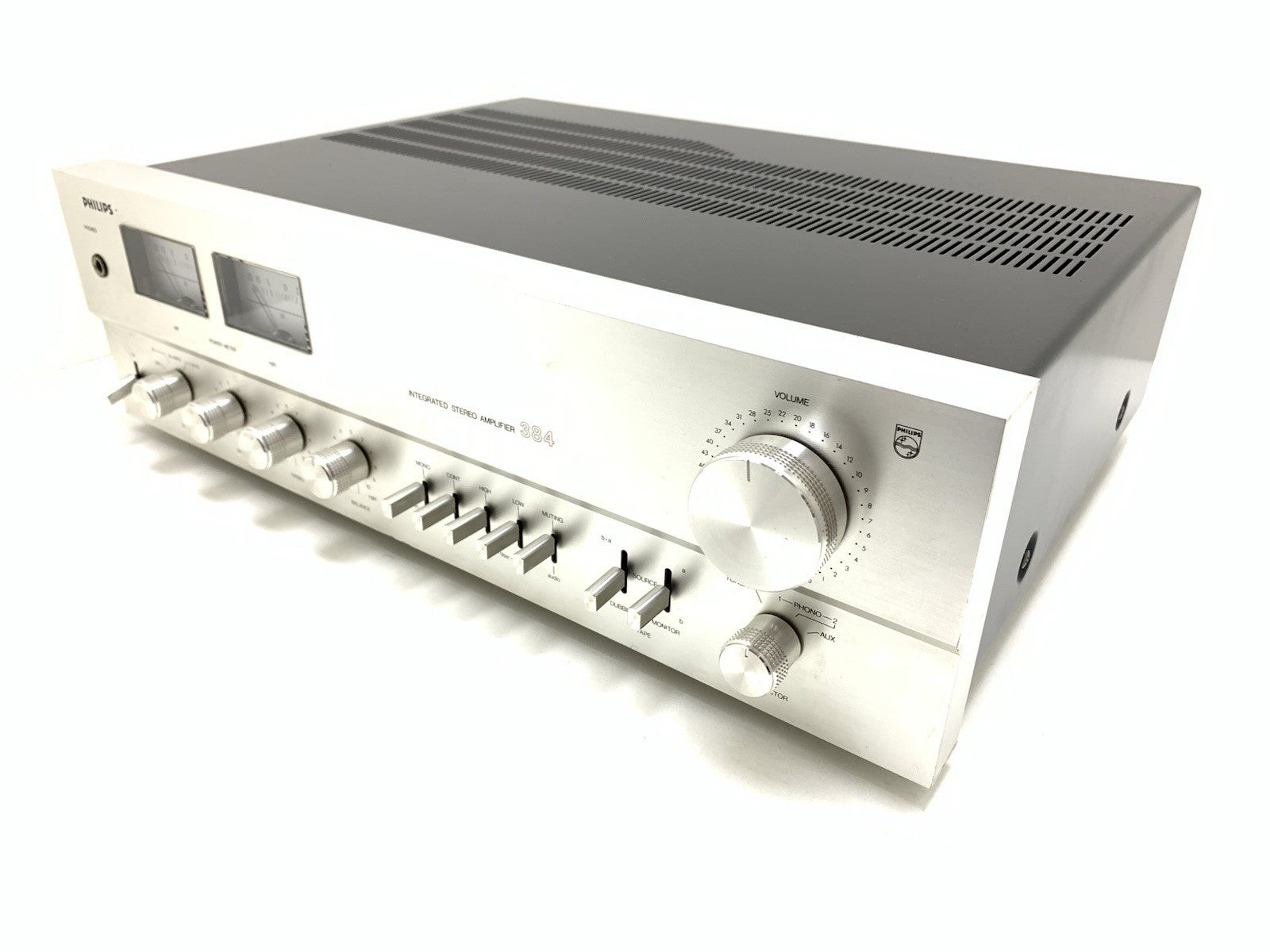 PHILIPS AH 384 Stereo Amplifier 2X 40Watts RMS Vintage 1978 Hi Fi WORK GOOD LOOK