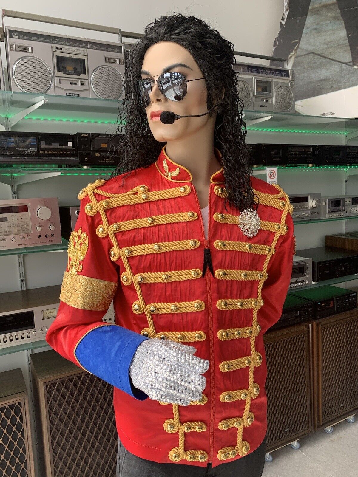 MICHAEL JACKSON Figure Mannequin DOLL REAL SIZE 1,8m Unique Piece in the WORLD
