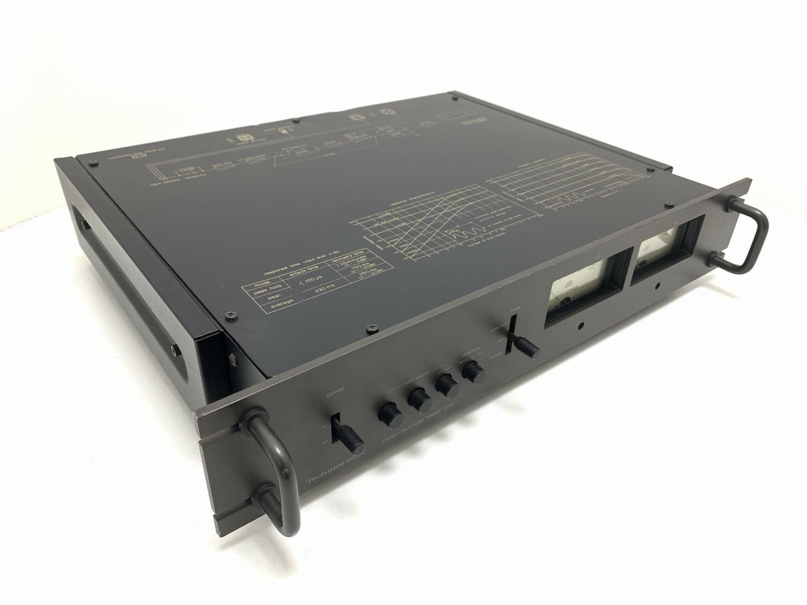 TECHNICS SH 9020 Professional XLR Peak Average Meter Unit Vintage 1977 Good Look