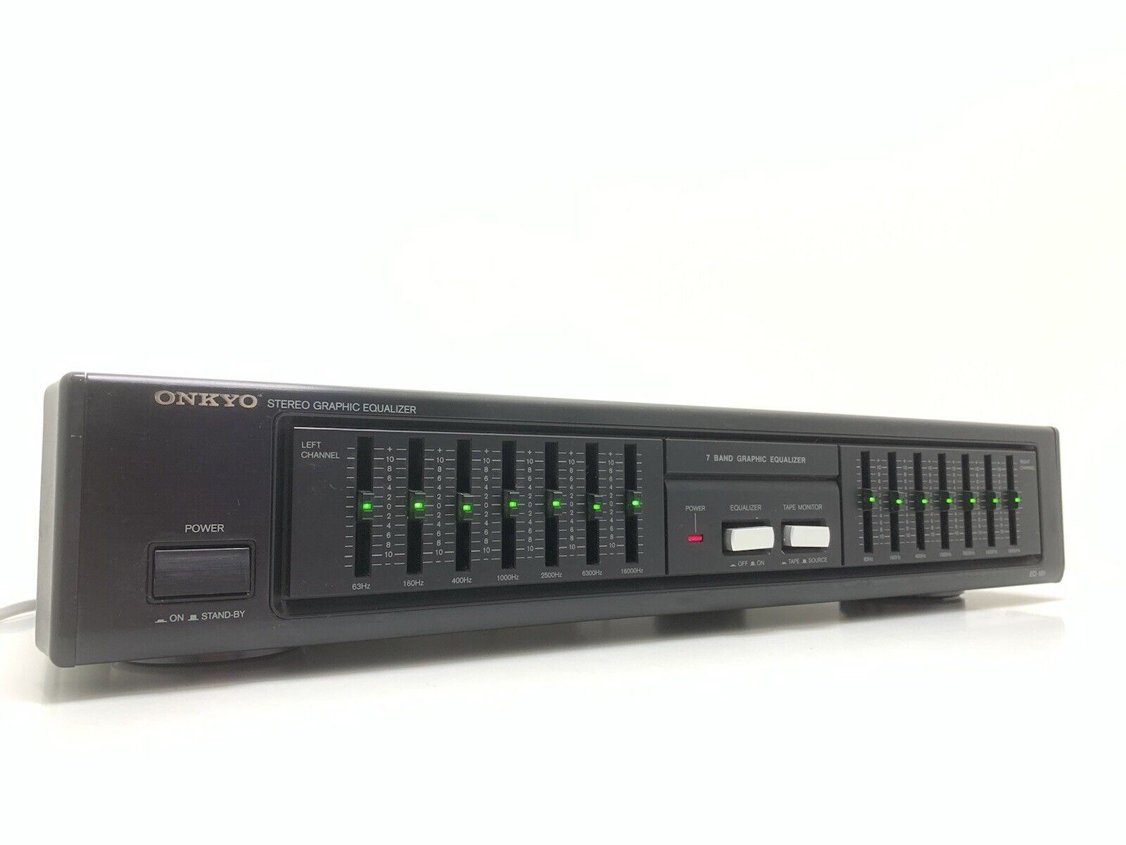 ONKYO EQ 101 Stereo Graphic Equalizer 7 Bands Vintage 1991 Work Hi Fi Good Look