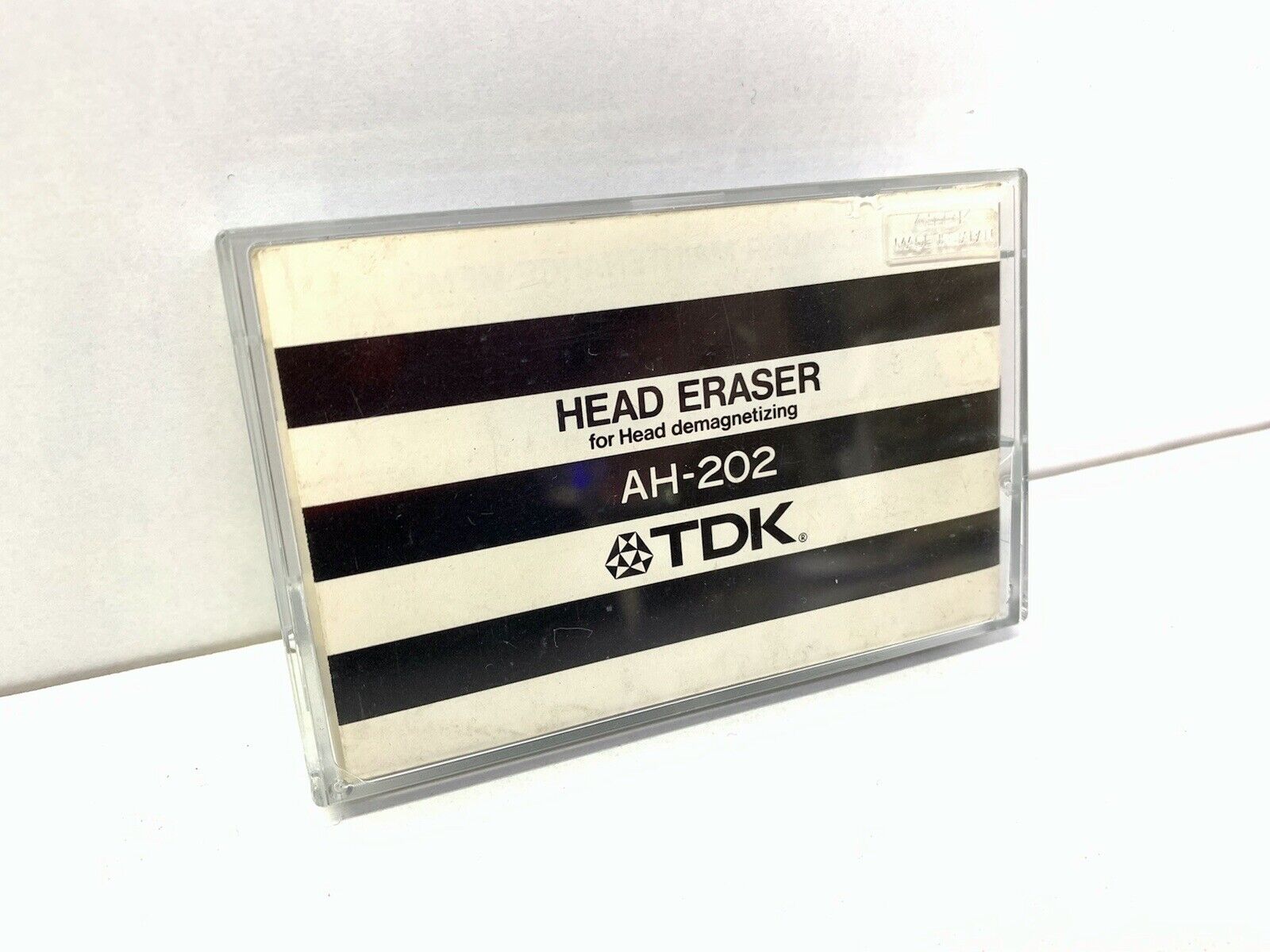 TDK AH-202 Head Eraser K7 Tape Cassette Vintage Very RARE Work Perfect Like New