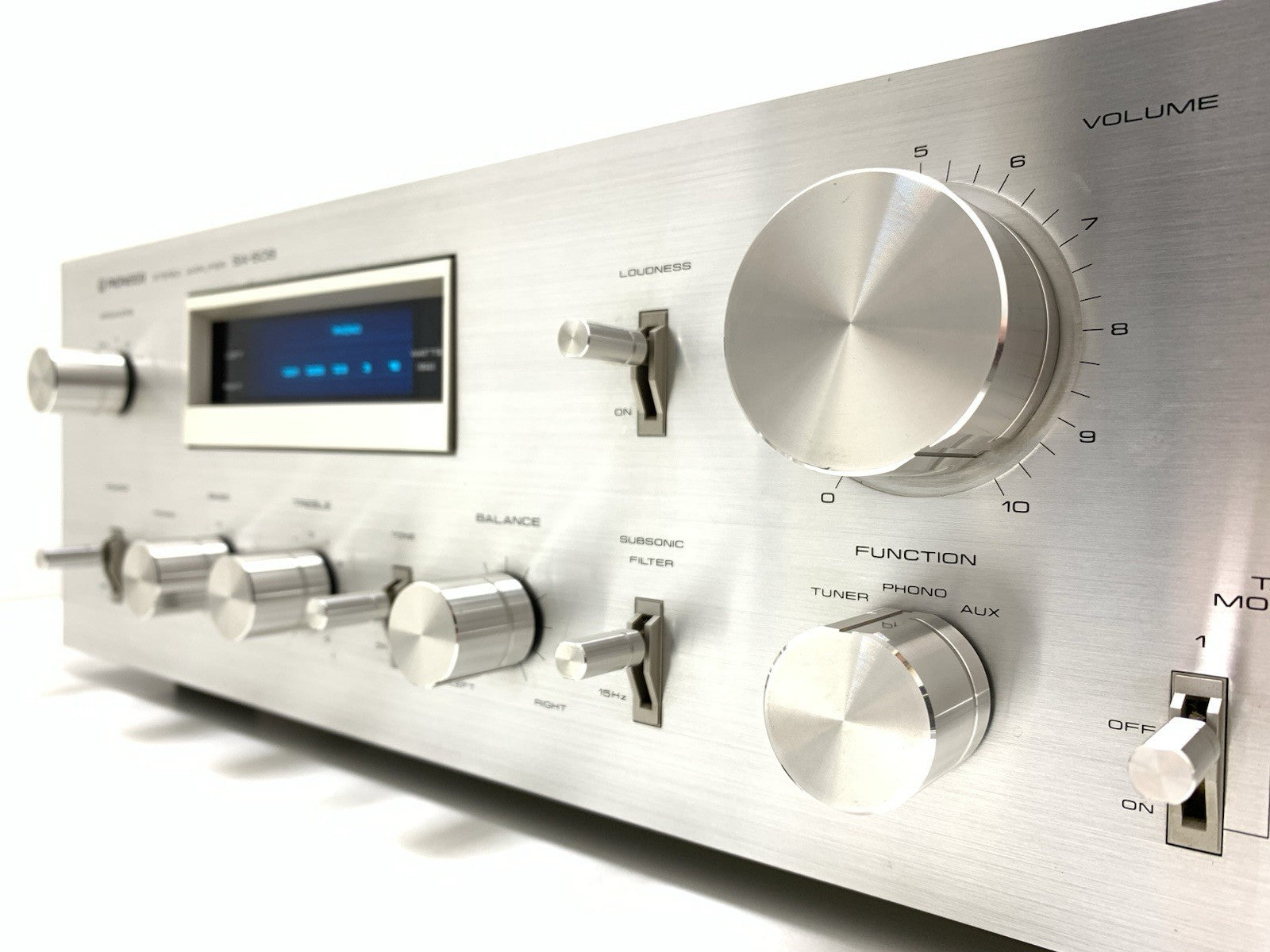 PIONEER SA 608 Stereo Amplifier 2X 45Watts RMS Vintage 1979 Hi Fi WORK GOOD LOOK
