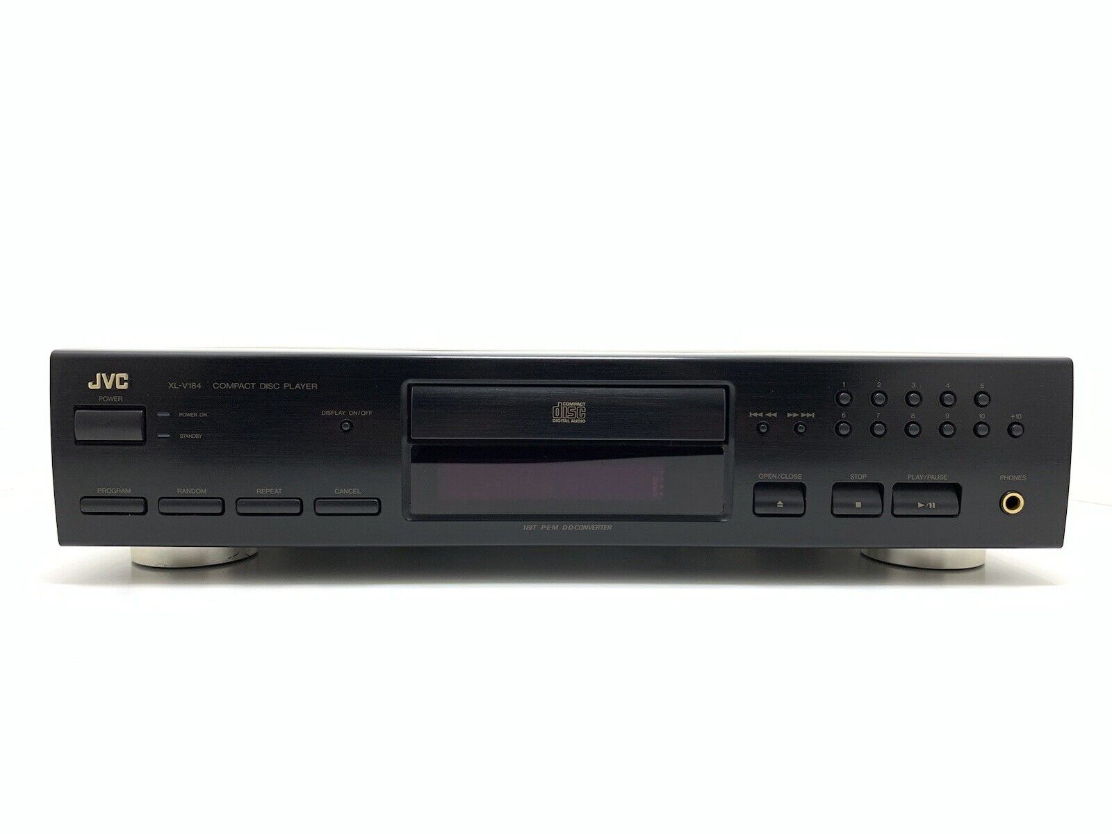 JVC XL-V184 Hi Fi Digital CD Compact Disc Player Vintage 1993 Working Good Look