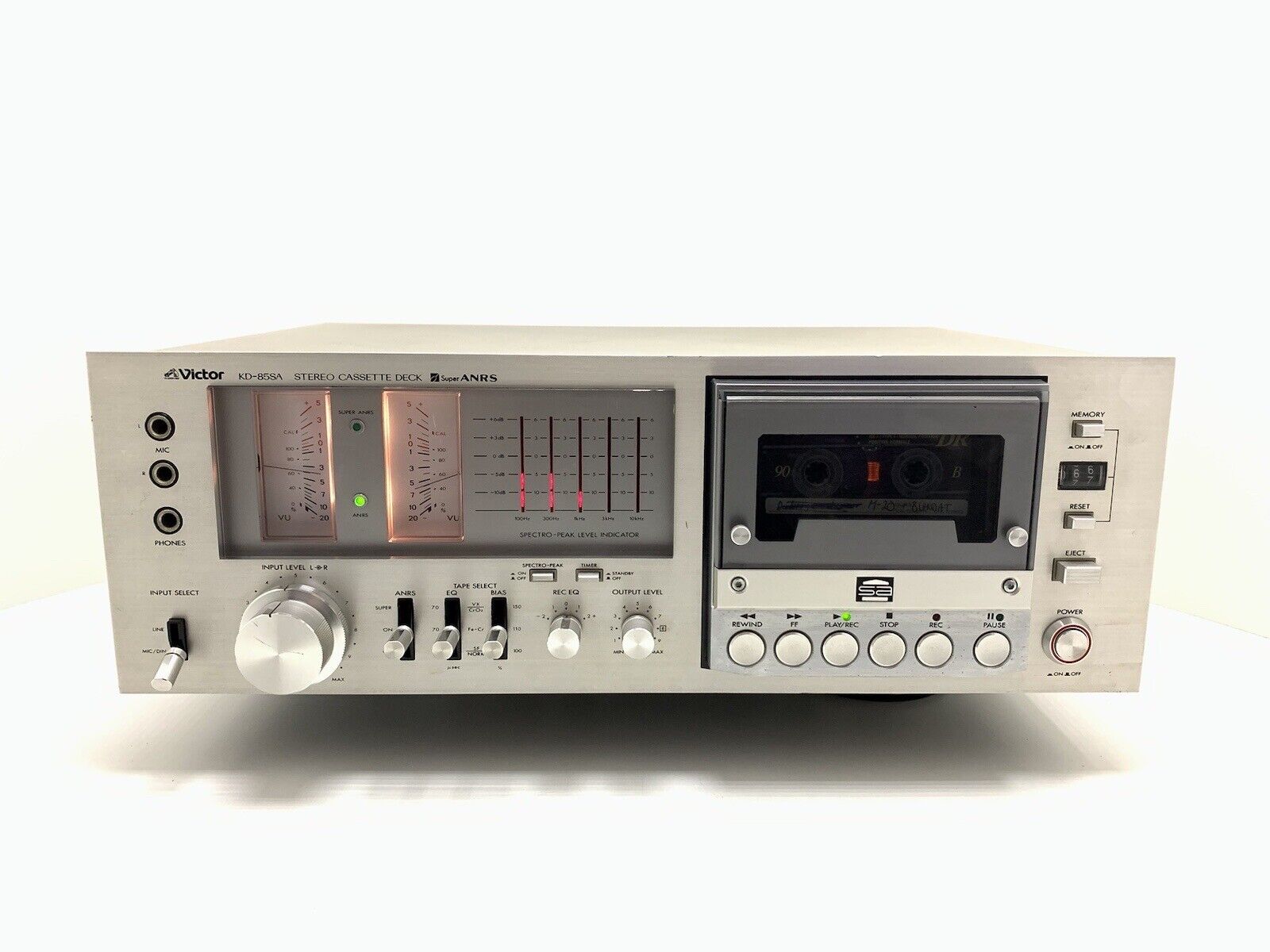 JVC VICTOR KD-85 SA Hi End Stereo Cassette TAPE Deck Vintage 1978 WORK Good Look