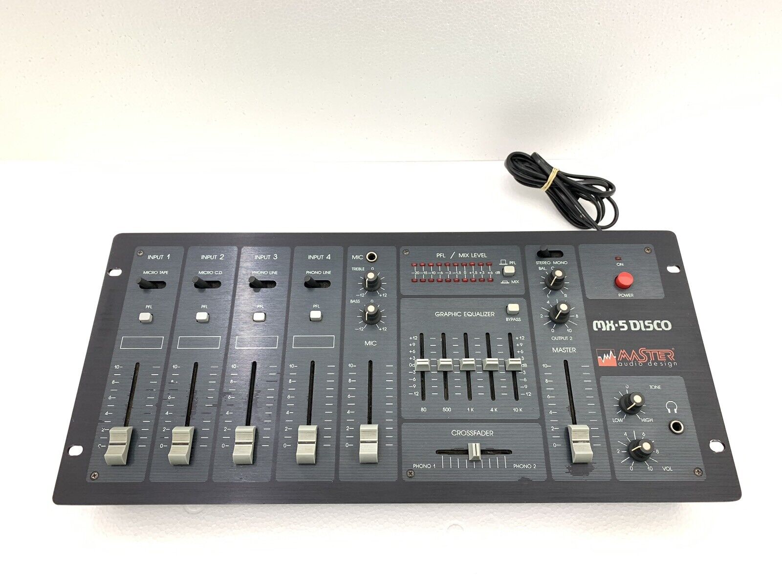 MÁSTER AUDIO DESING MX-5 DISCO Professional Mixer 5 Channel Refurbished