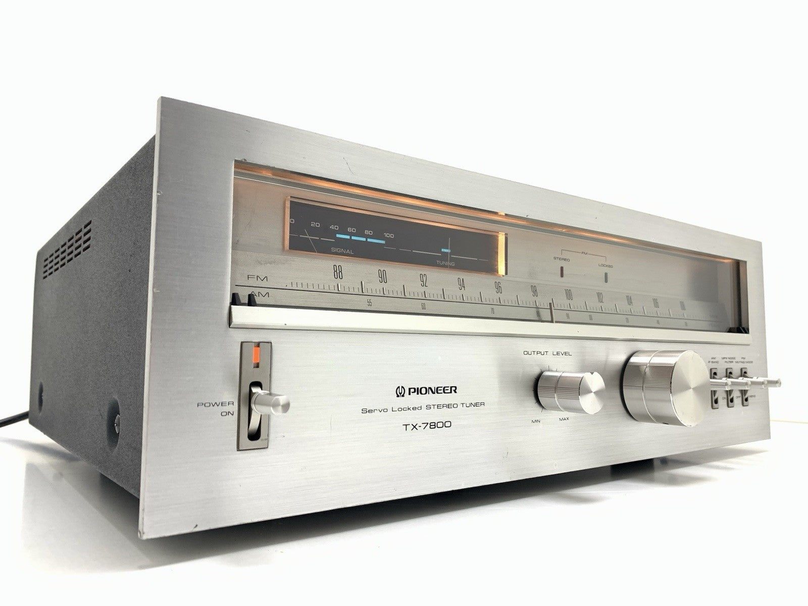 PIONEER TX 7800 AM/FM Stereo Analogue Tuner BlueLine Vintage 1979 WORK Good Look