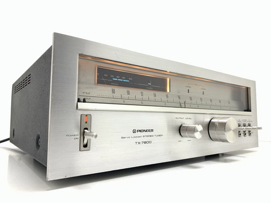 PIONEER TX 7800 AM/FM Stereo Analogue Tuner BlueLine Vintage 1979 WORK Good Look