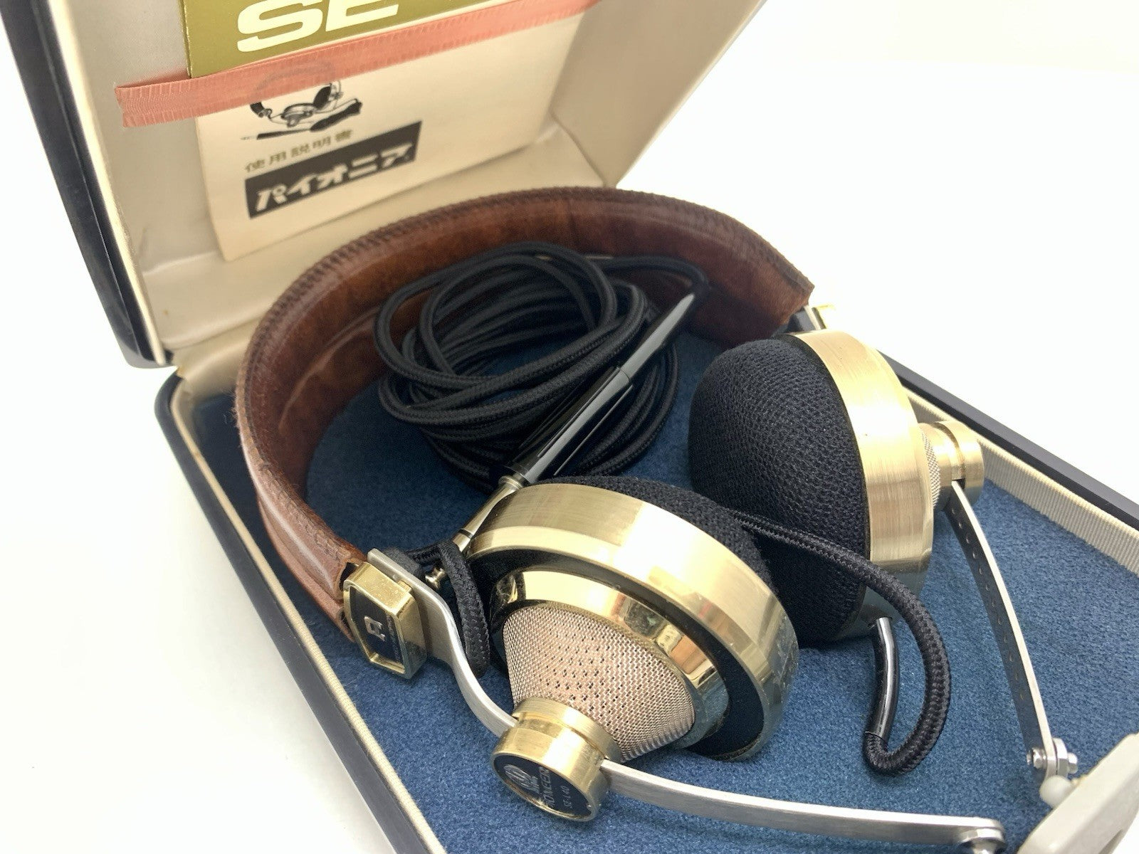 PIONEER SE-L40 Rare Headphones Original Box Vintage 1972 Good Look Work Perfect