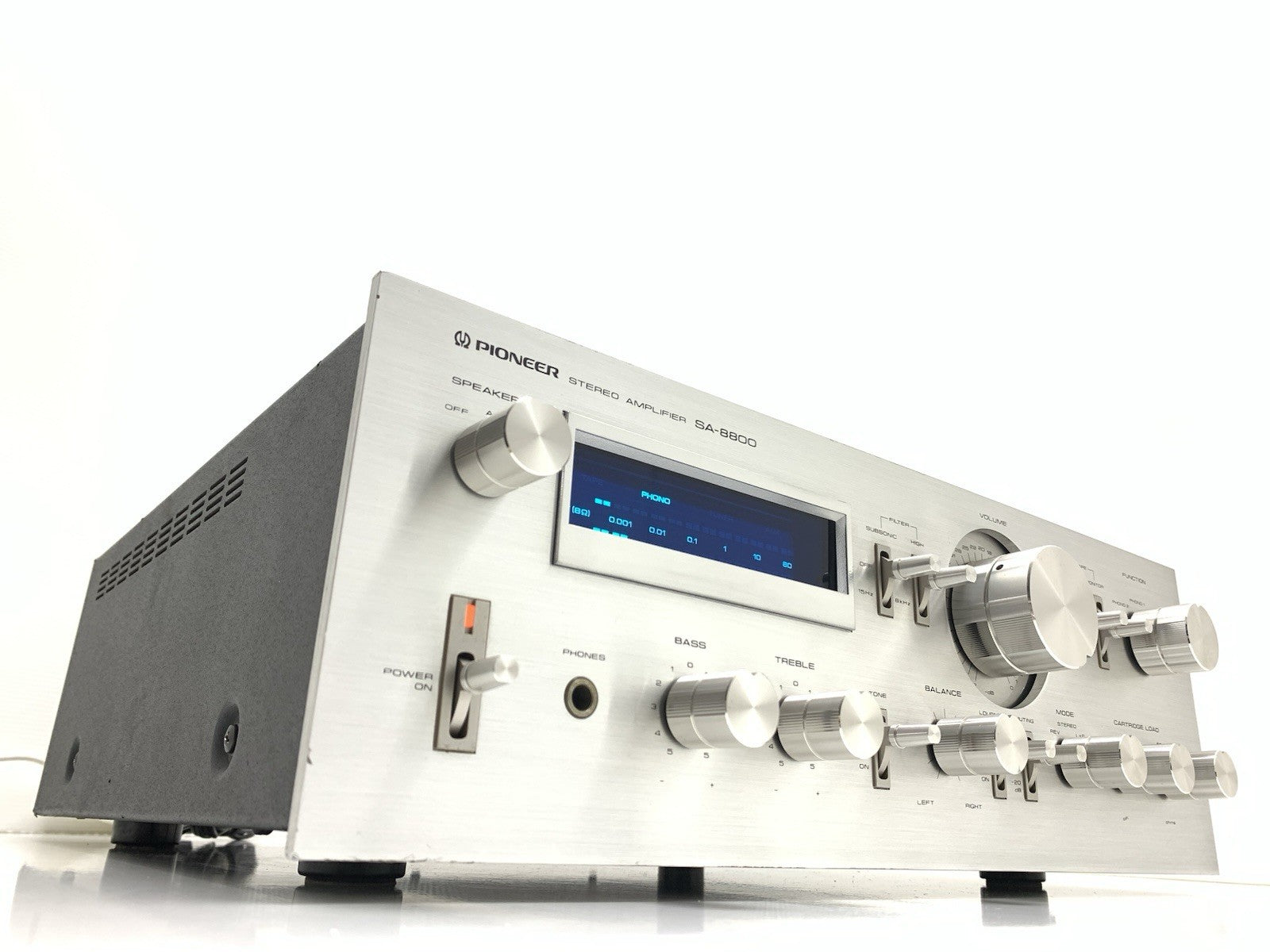 PIONEER SA 8800 Stereo Amplifier 2X 80Watts RMS Blue Line Vintage 1979 Good Look