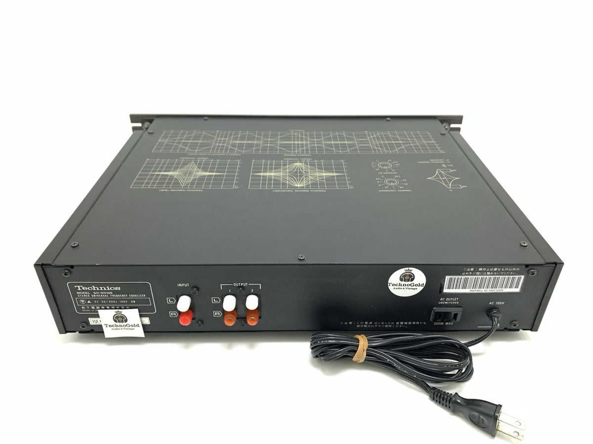 TECHNICS SH 9010E Stereo Parametric Equalizer 5 Bands Vintage Work Good Look