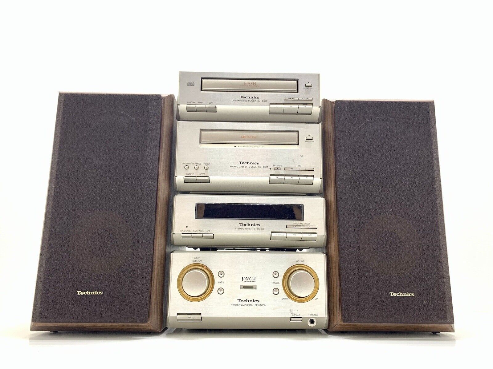 TECHNICS Amplifier SE-HD350 Tuner ST-HD350 Deck RS-HD350 CD SL-HD350 Sp SB-HD350