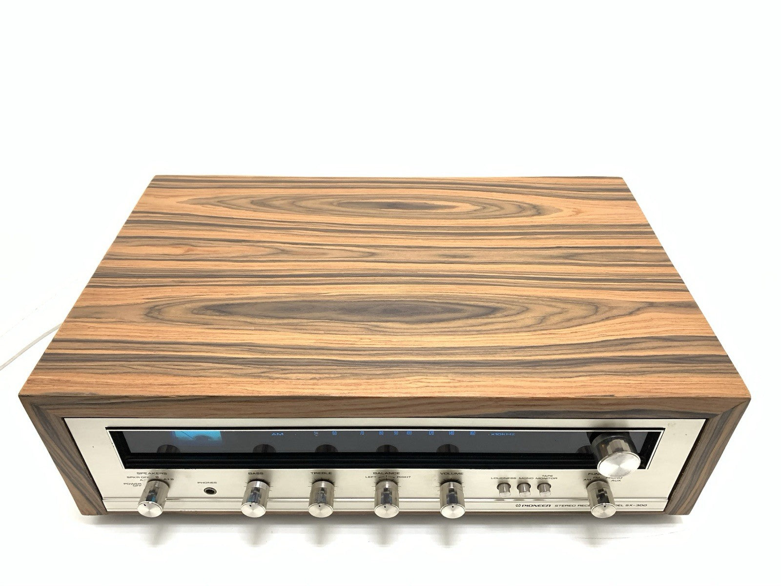 PIONEER SX 300 AM/FM Stereo Receiver NEW Wood BOX Vintage 1973 WORK Good Look