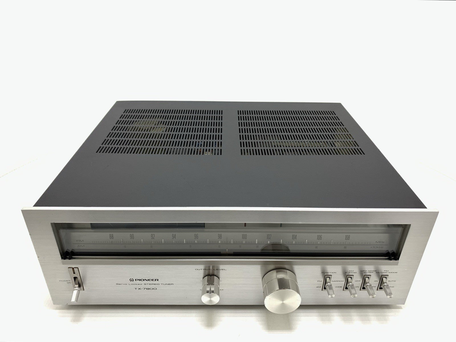PIONEER TX 7800 AM/FM Stereo Analogue Tuner BlueLine Vintage 1979 WORK Good Look