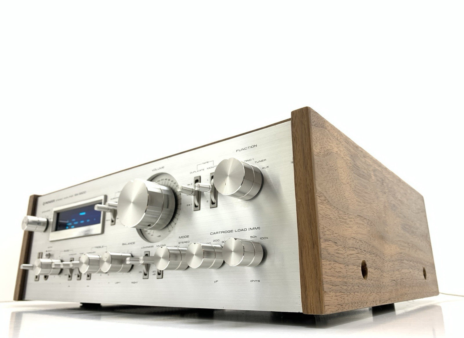 PIONEER SA 9800 + Wood Box Stereo Amplifier 100+100 W RMS Vintage 1979 Good Look