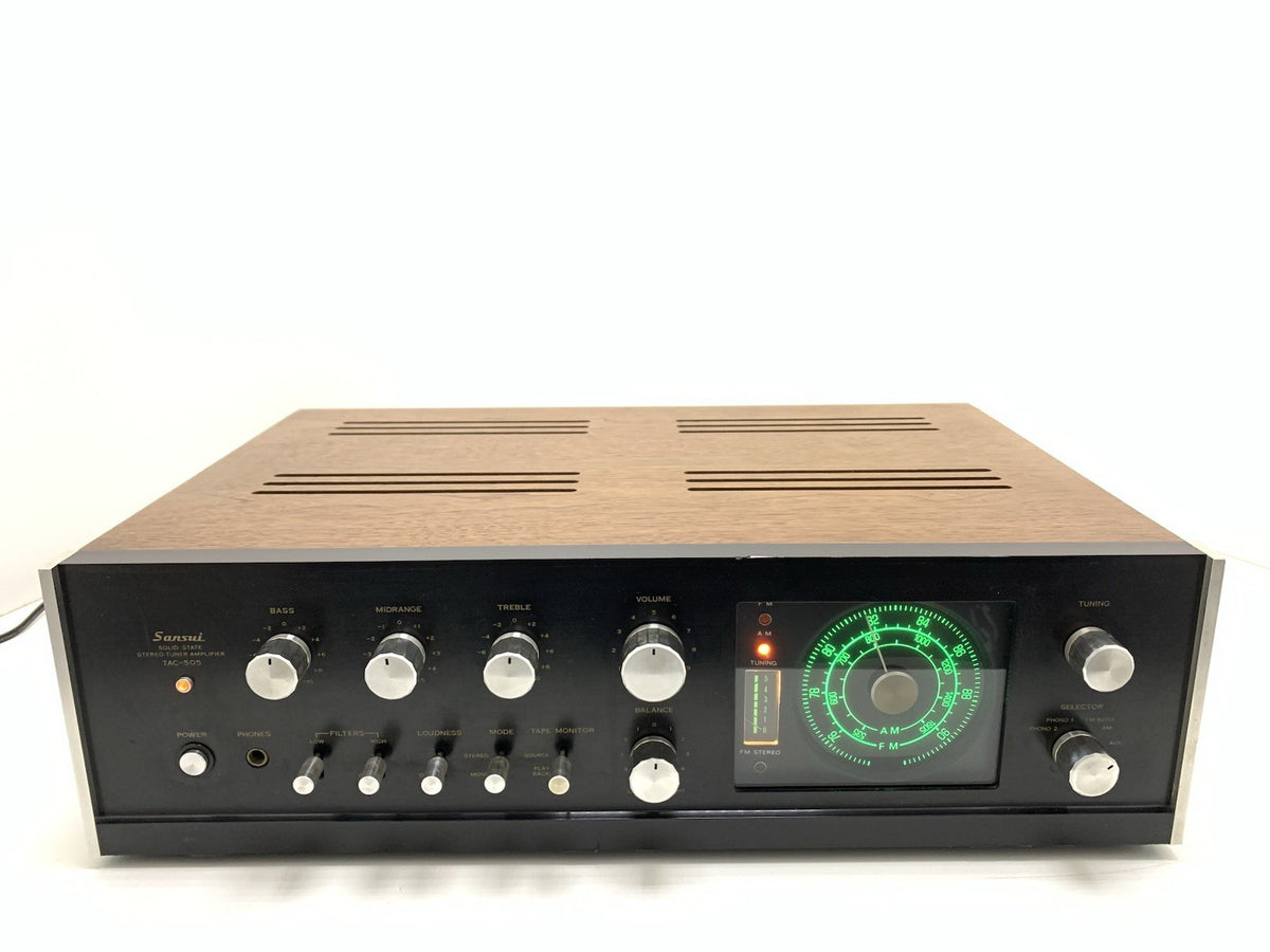 Integrated Tacs SANSUI TAC 505 Integrierter Stereo-Empfänger 20+20 WRMS Vintage 1970 F ...