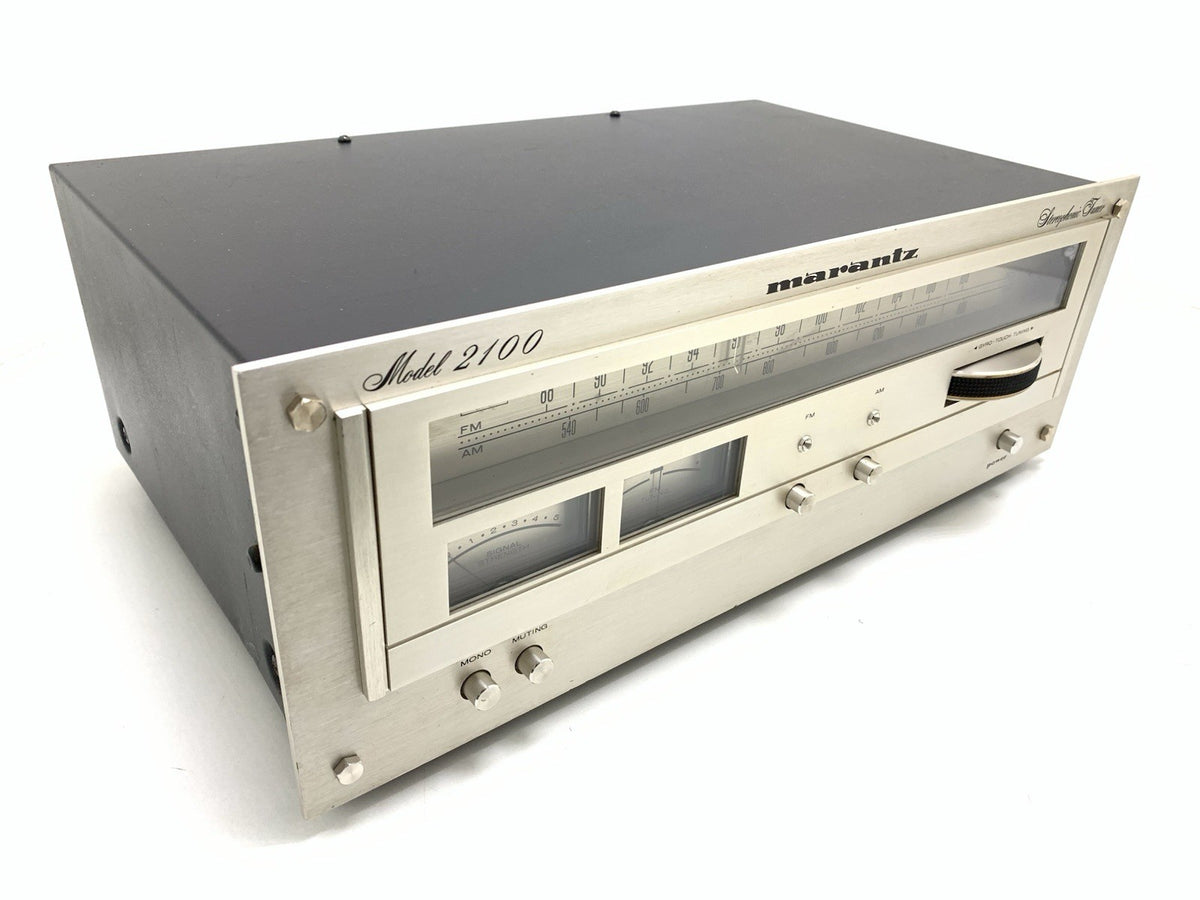 MARANTZ Model 2100 AM/FM Stereo Analog Gyro-Touch Tuner Vintage WORK Good Look
