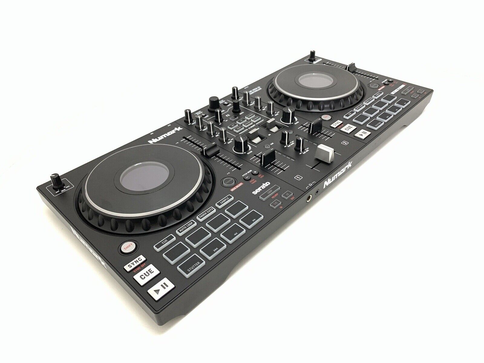 NUMARK MIXTRACK PLATINUM FX 4 Deck DJ Controller Serato USB Mixer WORK Good Look