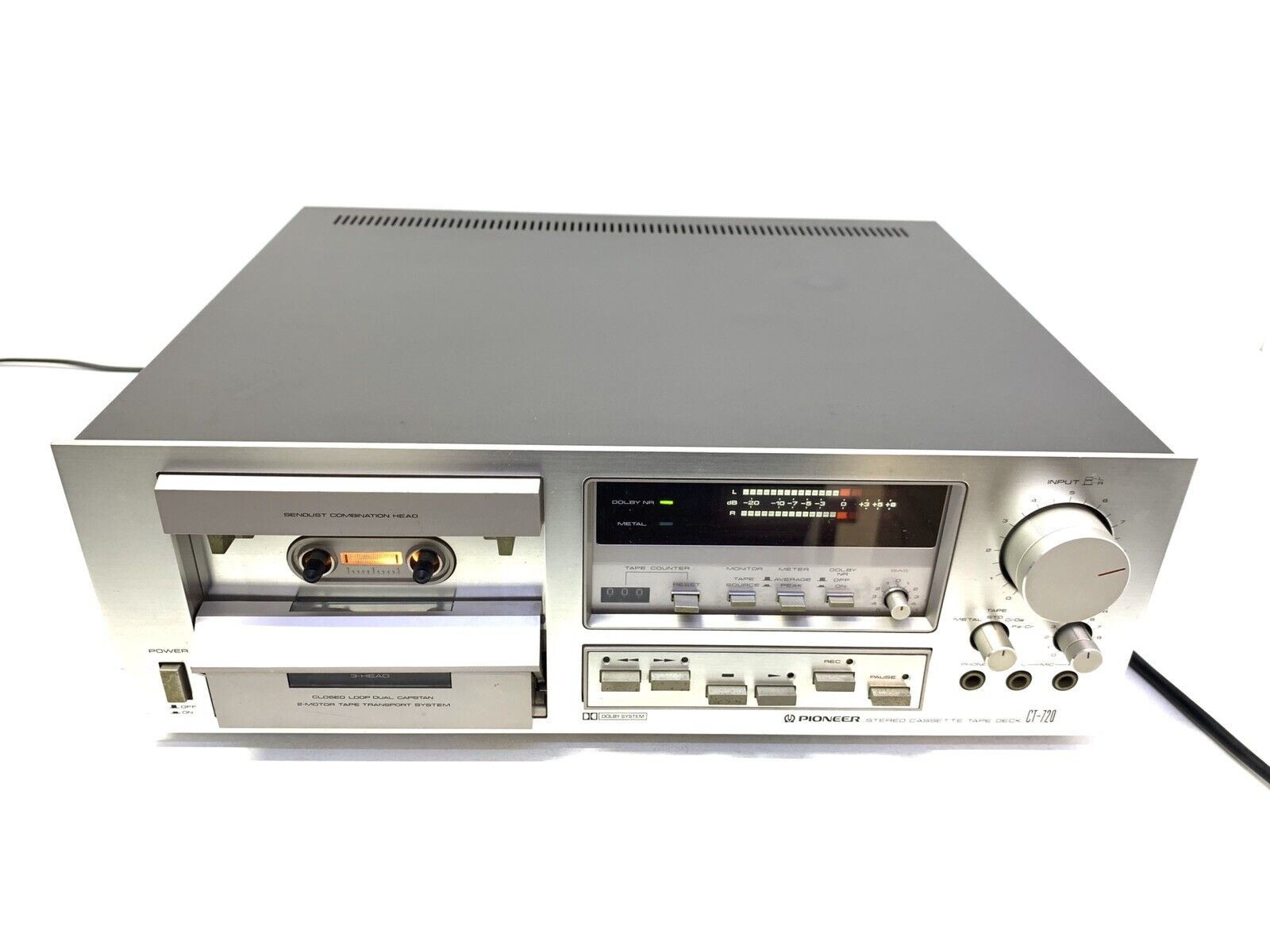 PIONEER CT-720 / CT-F850 2 Motor 3 Head Cassette Vintage 1979 Work