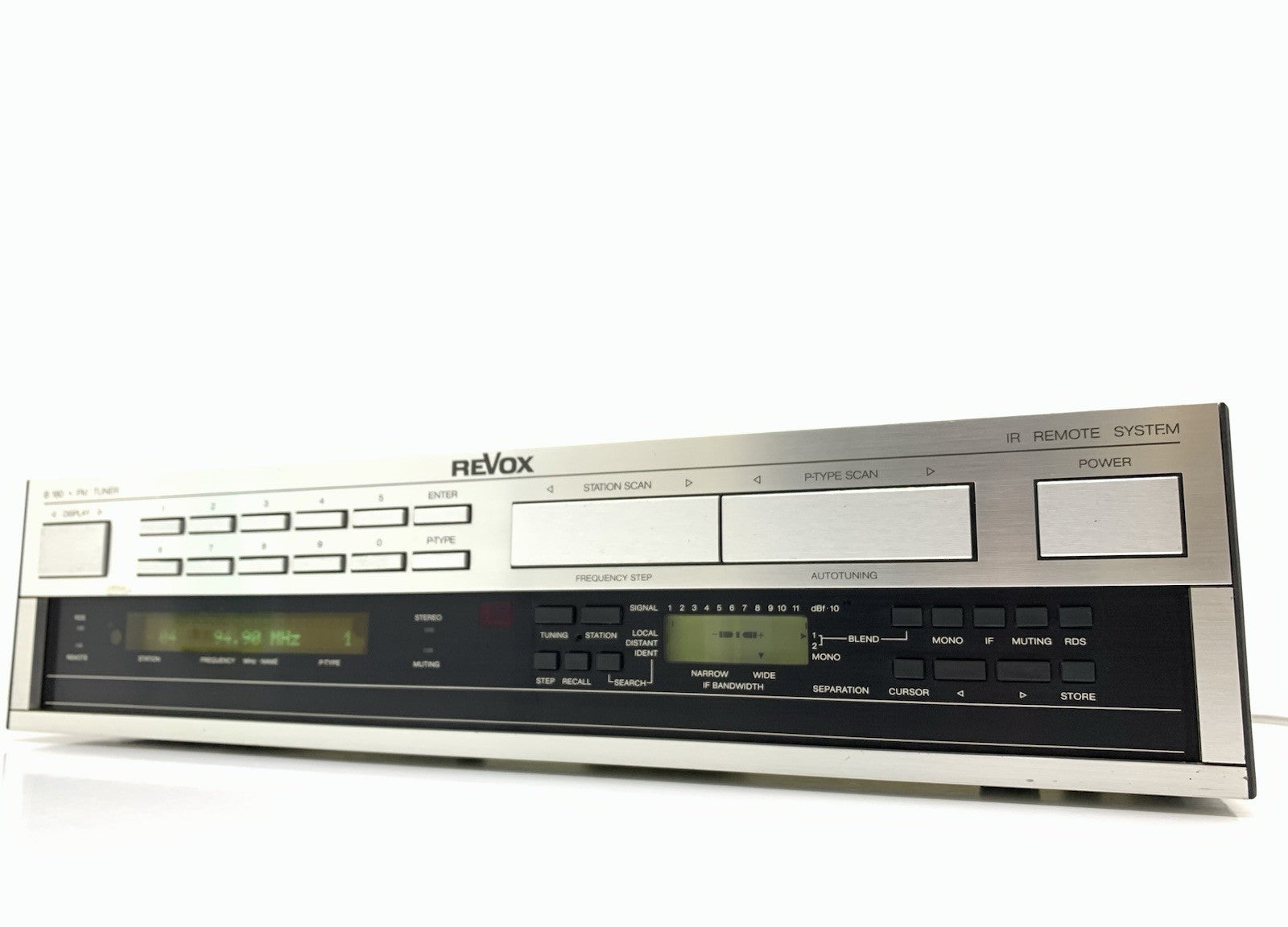 STUDER REVOX B 160 Stereo FM RDS Tuner High End Vintage 1988 WORKING Good Look