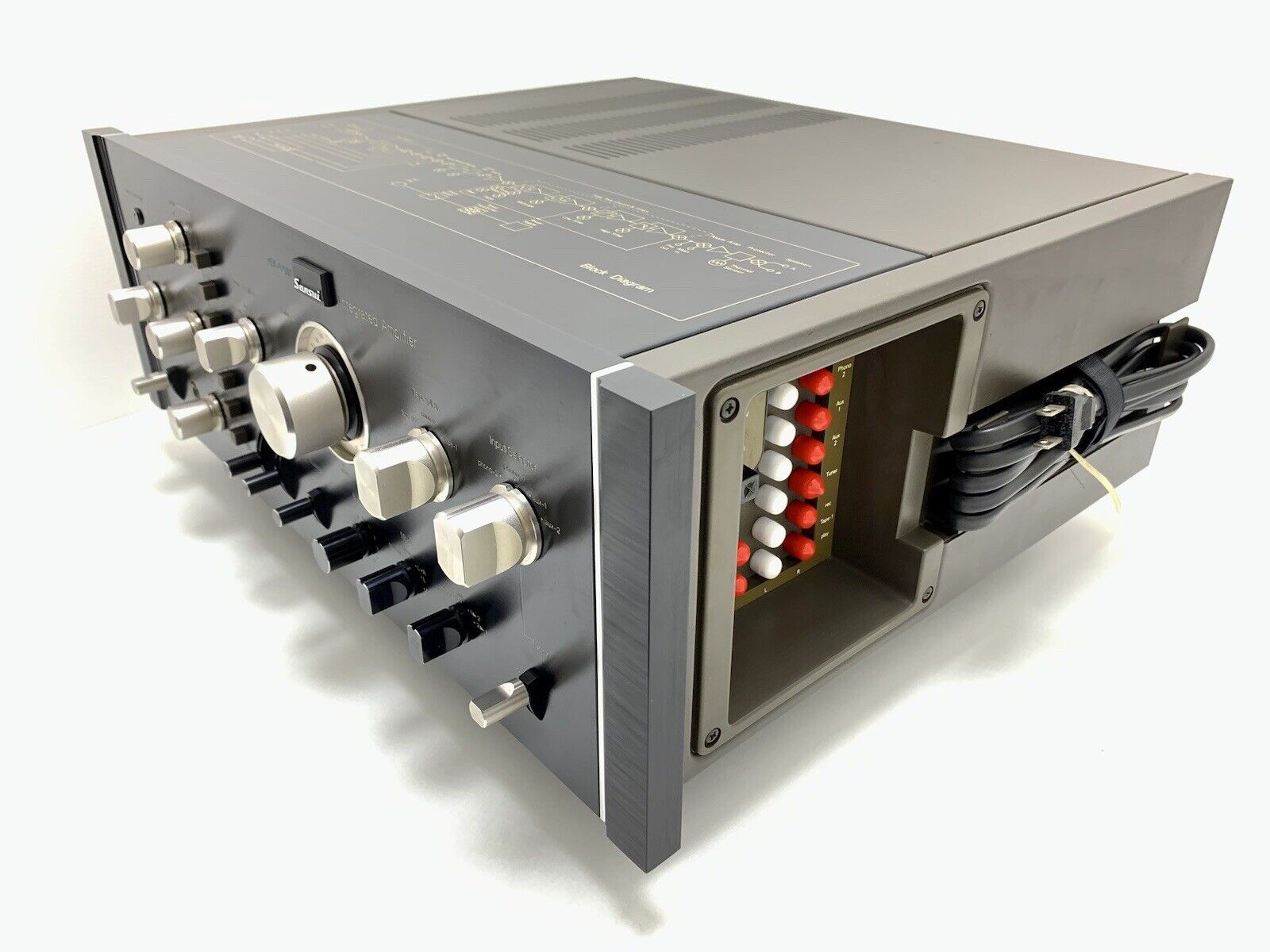SANSUI AU-9900 Integrated Stereo Amplifier 160 Watts RMS Vintage 1975 GOOD LOOK
