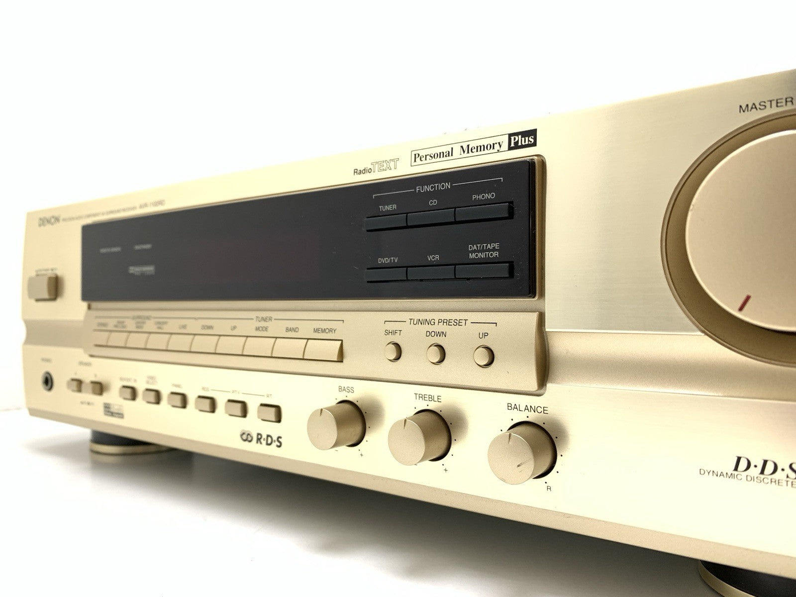 DENON AVR 1100 RD Digital 5.1 AV Surround Receiver 5 X 55 Watts RMS Vintage WORK