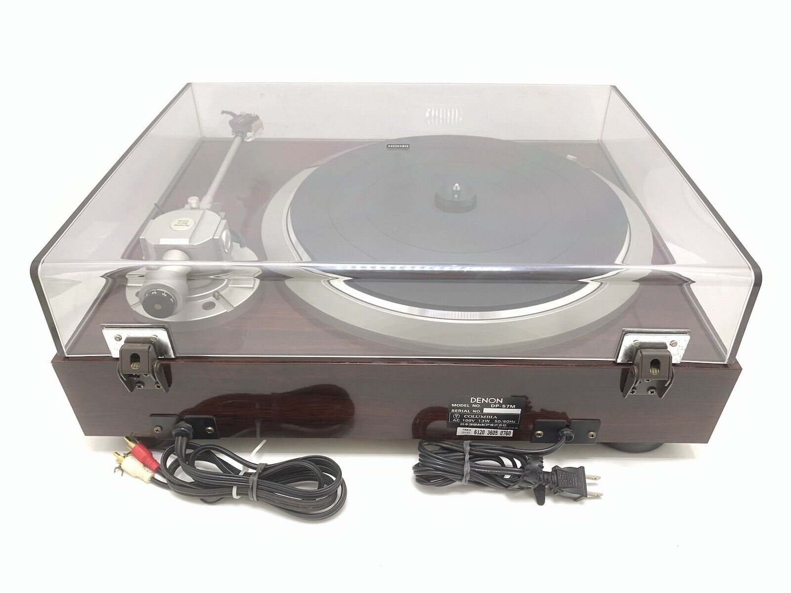 DENON DP-57M Turntable Quartz PLL Direct Drive HiEnd Vintage 1982 WORK Good Look