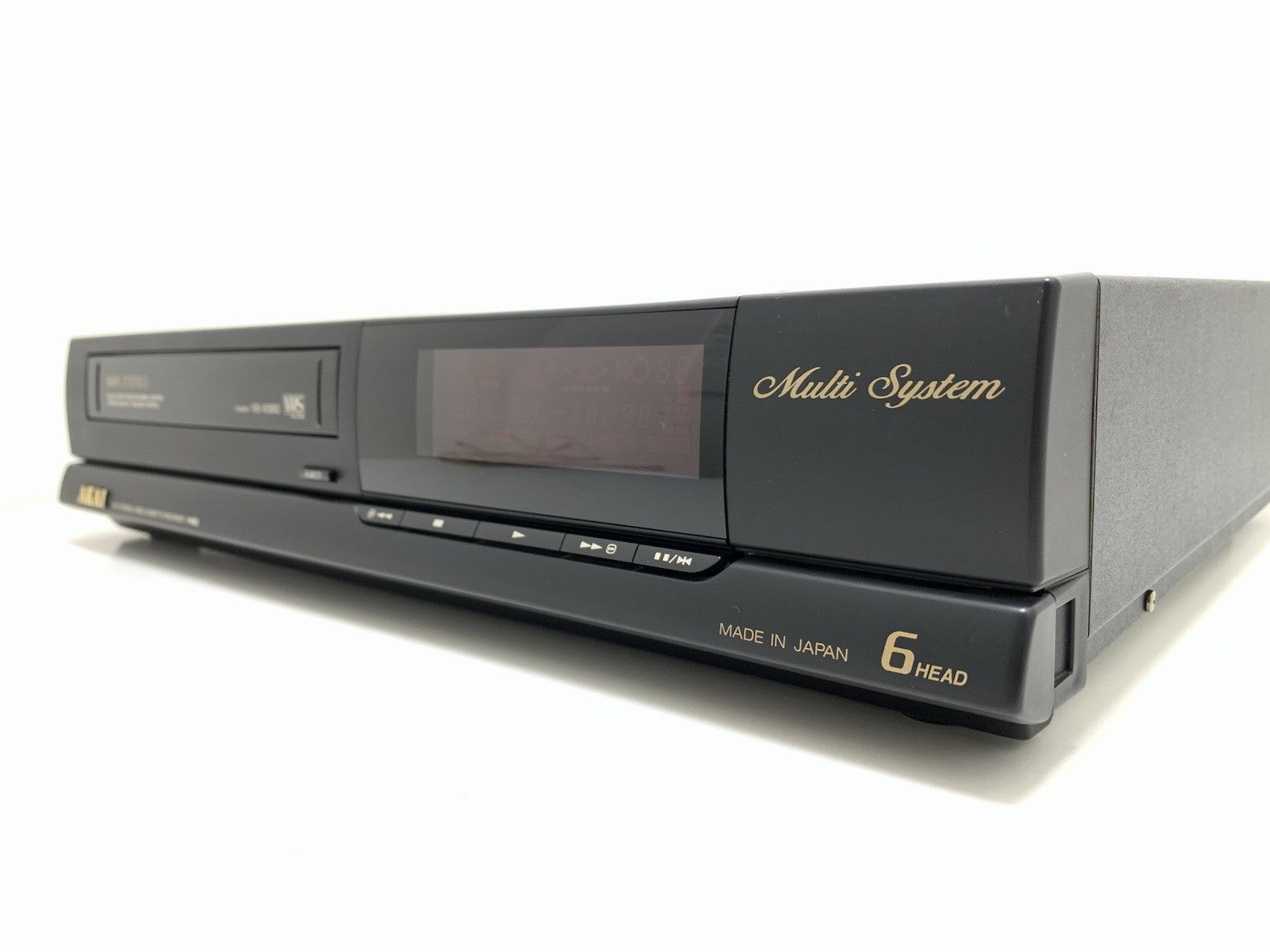 AKAI VS-X560 Video VHS Hi Fi Stereo 6 Head MULTI PAL NTSC SECAN WORK Good Look