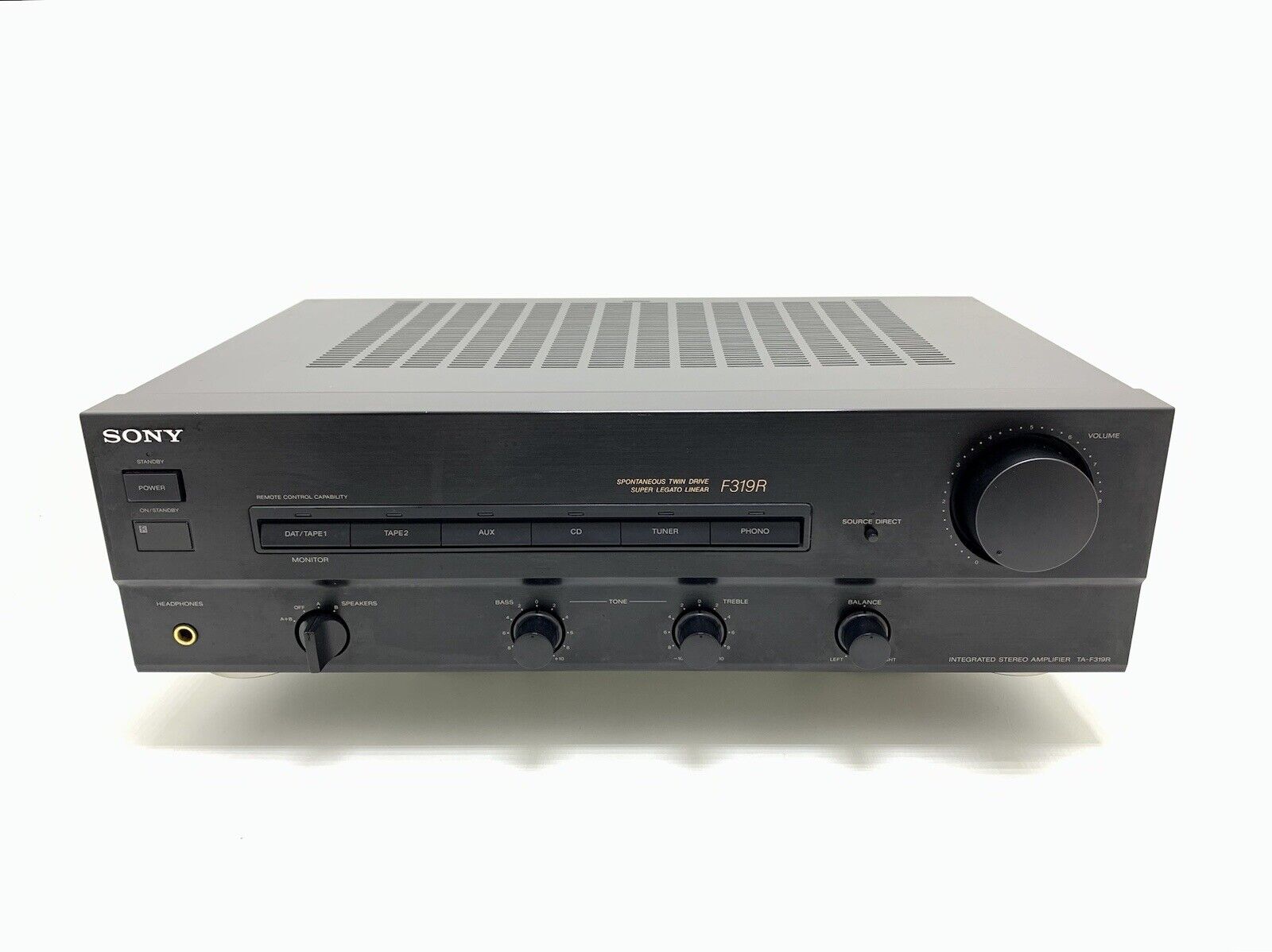 SONY TA-F319R Integrated Stereo Amplifier 40+40 WRMS Vintage 1992 WORK Good Look