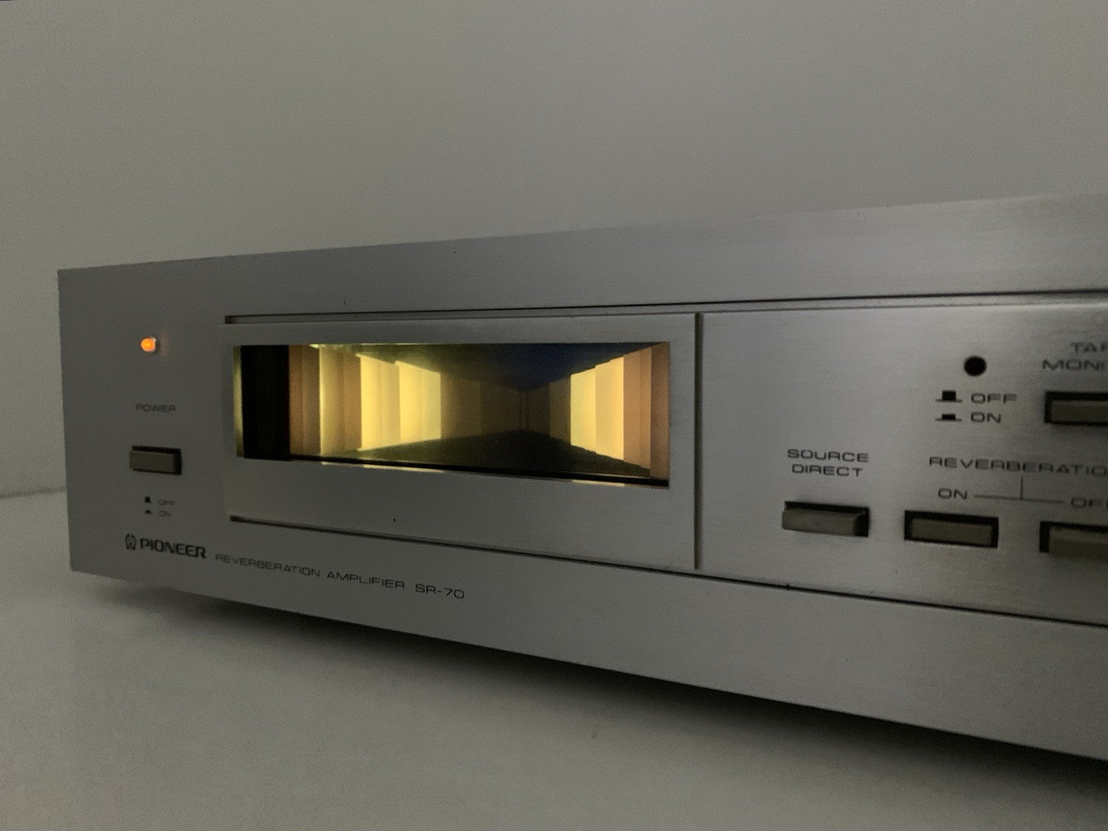 PIONEER Stereo REVERBERATION AMPLIFIER SR-70 Vintage 1980 Work PERFECT Good Look
