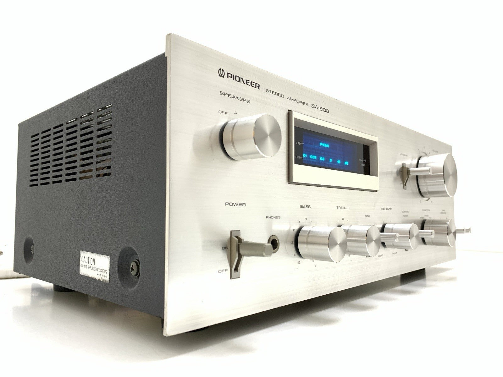 PIONEER SA 608 Stereo HiFi Amplifier 45+45 Watts RMS Vintage 1979 WORK GOOD LOOK