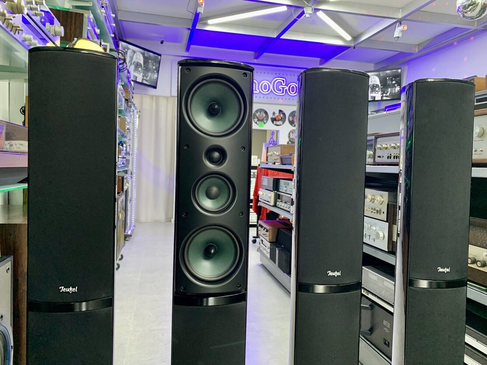 TEUFEL L 520 FR 4 Frontal Rear Speakers 190 WRMS High End WORK Germany Good Look