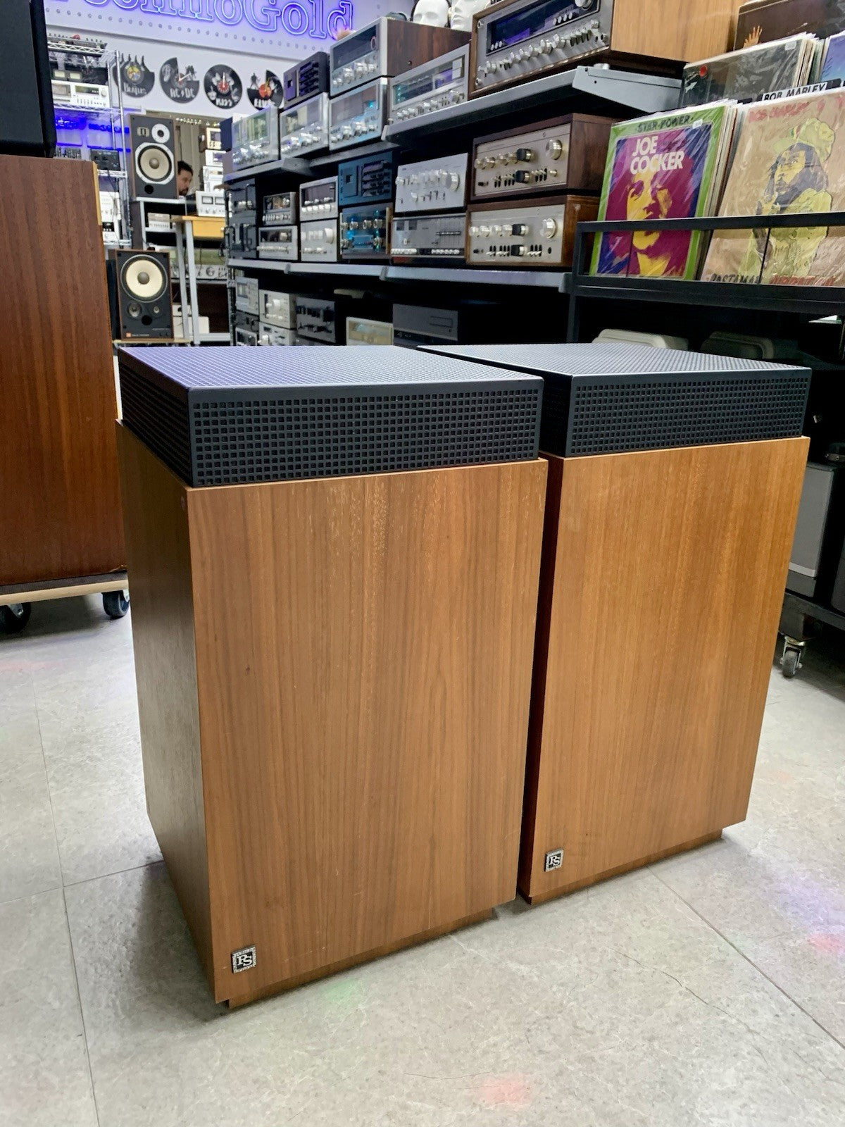 POHLER SOUND PS 4302X RARE Speakers 65 Watts RMS Vintage 1970 WORKING Good Look