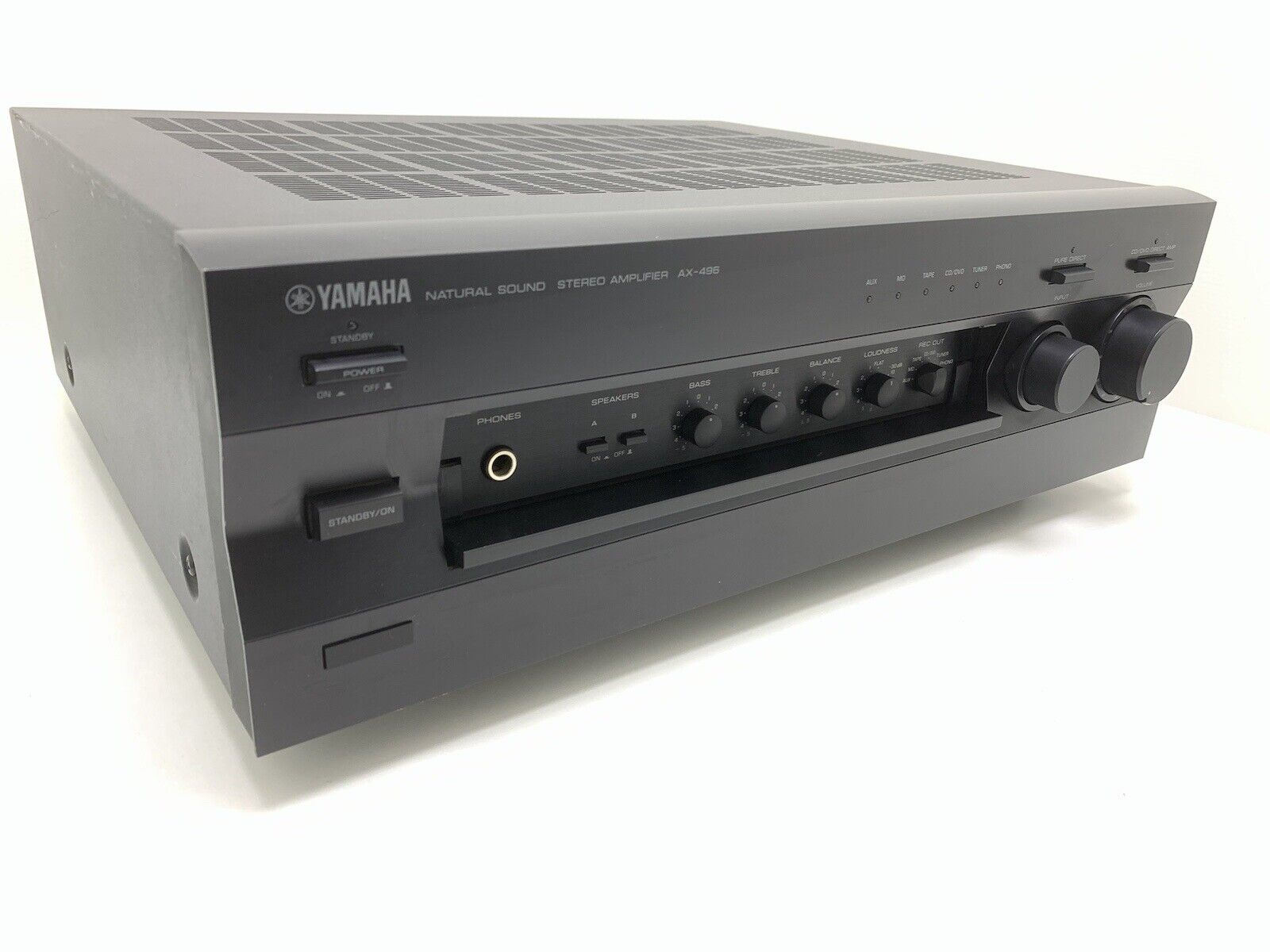 YAMAHA AX-496 Integrated Stereo Amplifier 2X 85 Watts RMS Vintage 2001 Good Look