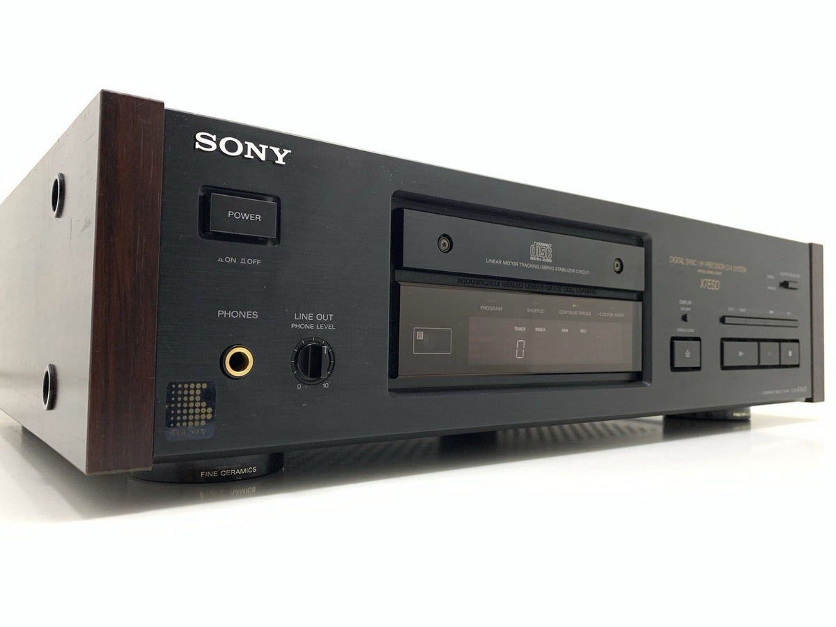 Sony CDP-X7ESD ES CD Player High End Dual PCM58P-S Remote Control WORK Good Look
