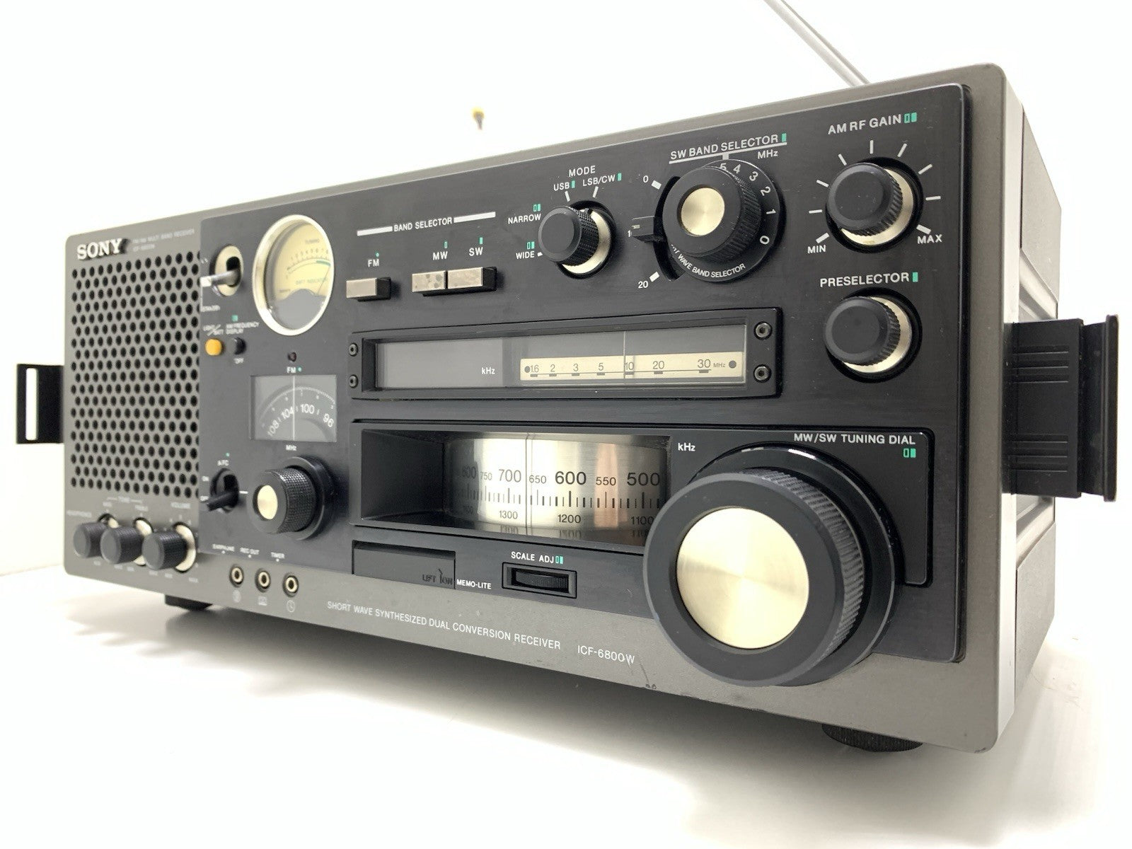 Sony ICF 6800W World Band Receiver Radio Multiband Vintage