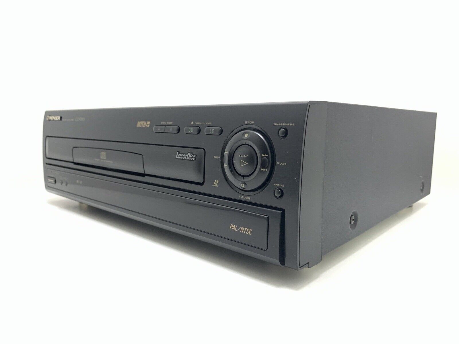 PIONEER CLD D515 CD LD Laser Disc Player 2 SIDEs Vintage PAL NTSC Work Good Look