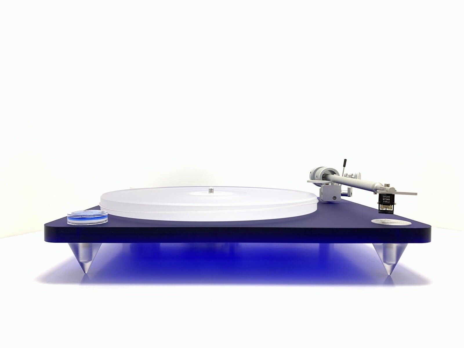 CLEARAUDIO Concept Emotion Blue Turntable with SHURE M75MB Type2 WORK Good Look