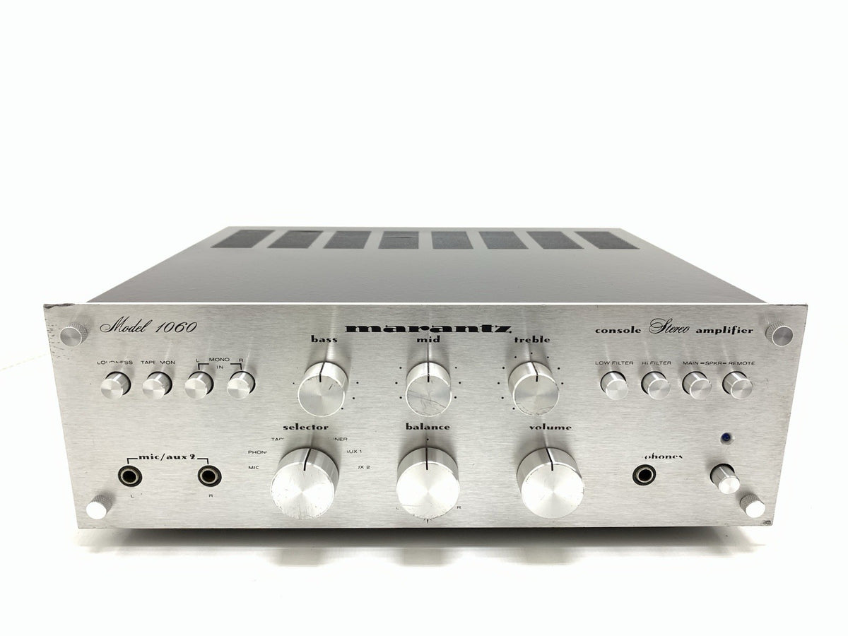 MARANTZ 1060 Stereo Integrated Amplifier 30+30 W RMS Vintage 1971 WORK Good Look
