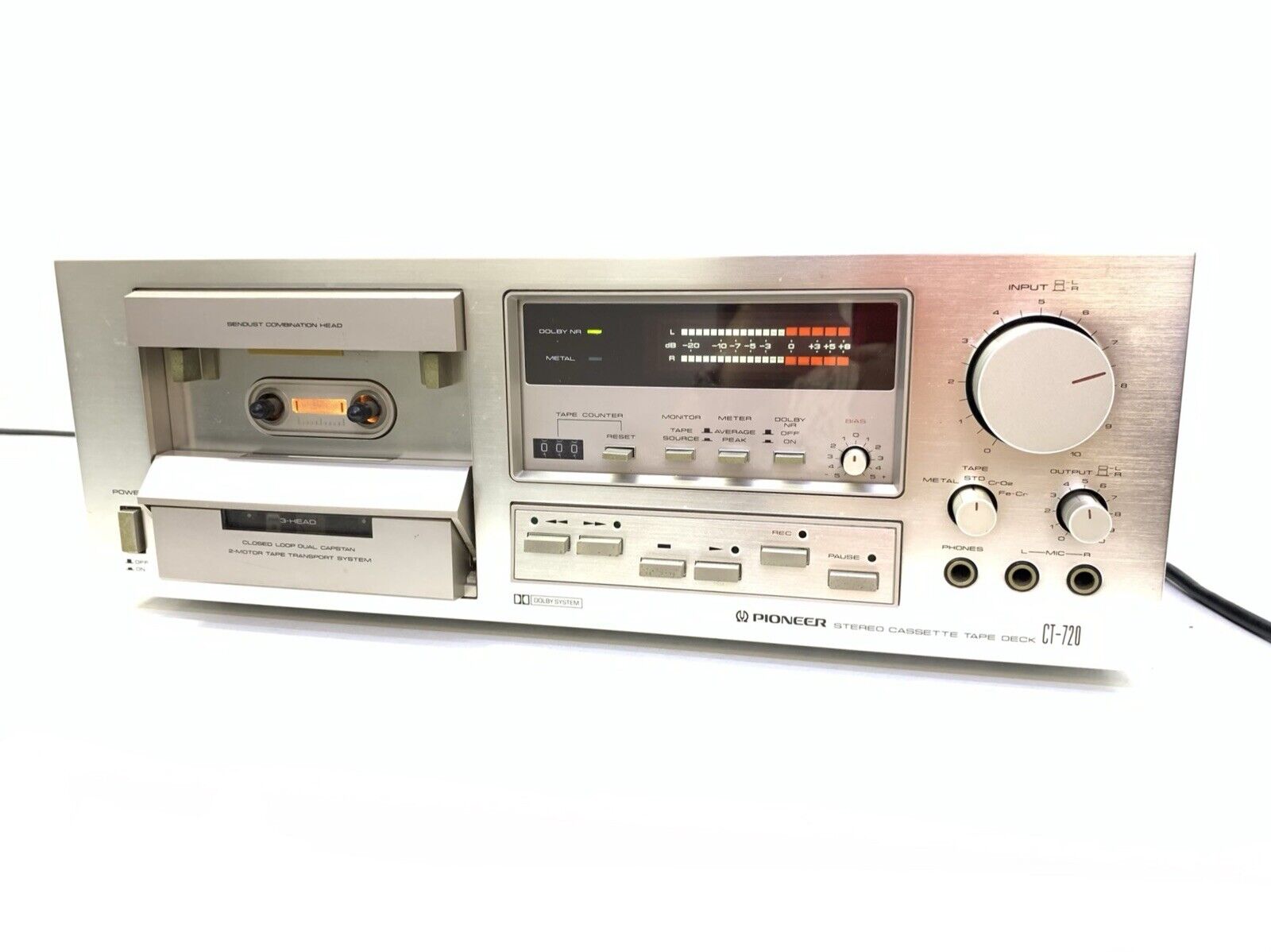 ★PIONEER STEREO CASSETTE DECK CT-7 【品２】 Pioneer of Pioneer CT-7 specifications