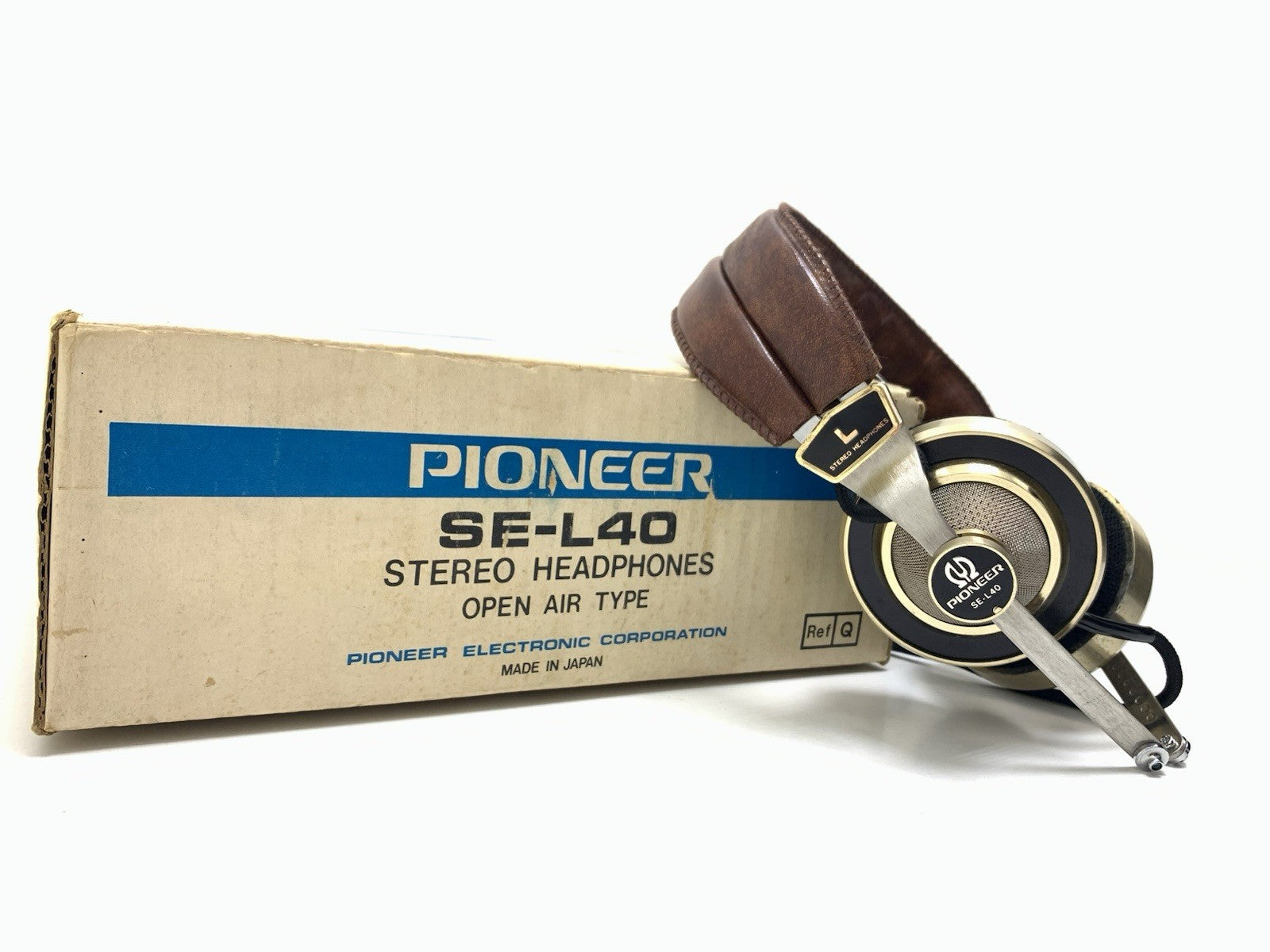 PIONEER SE-L40 Rare Headphones Original Box Vintage 1972 Good Look Work Perfect