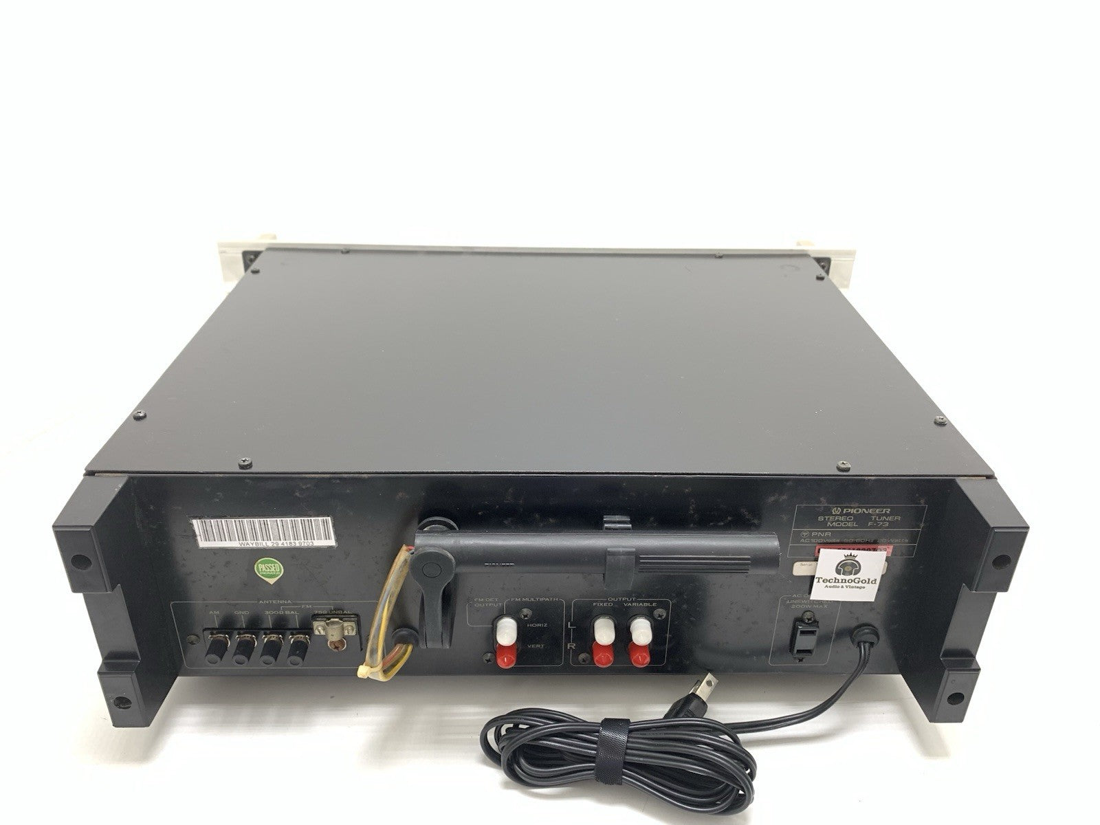 PIONEER F 73 AM/FM 76-108MHz Stereo Analogue Tuner Vintage 1980 WORK Good Look