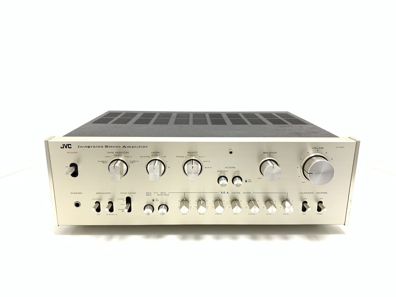 JVC VN-900 STEREO INTEGRATED AMPLIFIER 50+50Watts RMS Vintage 1973 WORK GoodLook