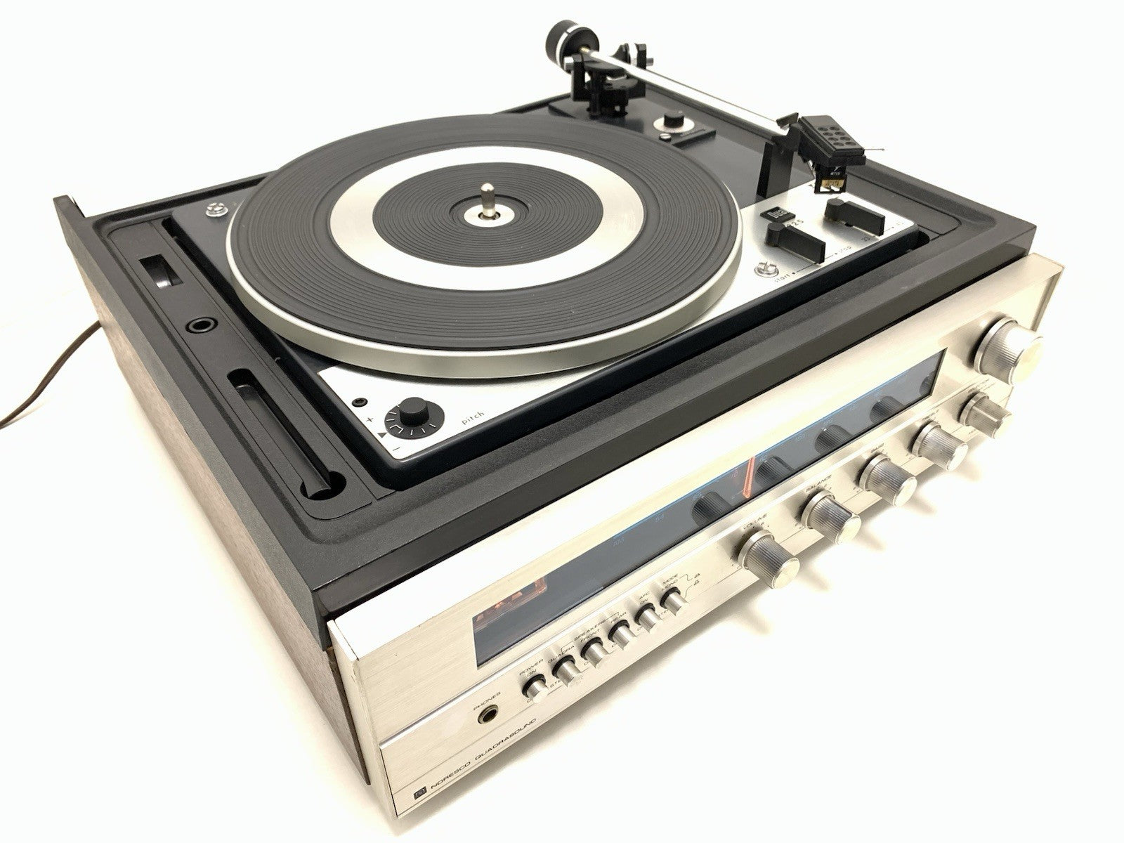 NORESCO QUADRASOUND System Model 8560 Receiver+Turntable DUAL 1225 WORK GoodLook
