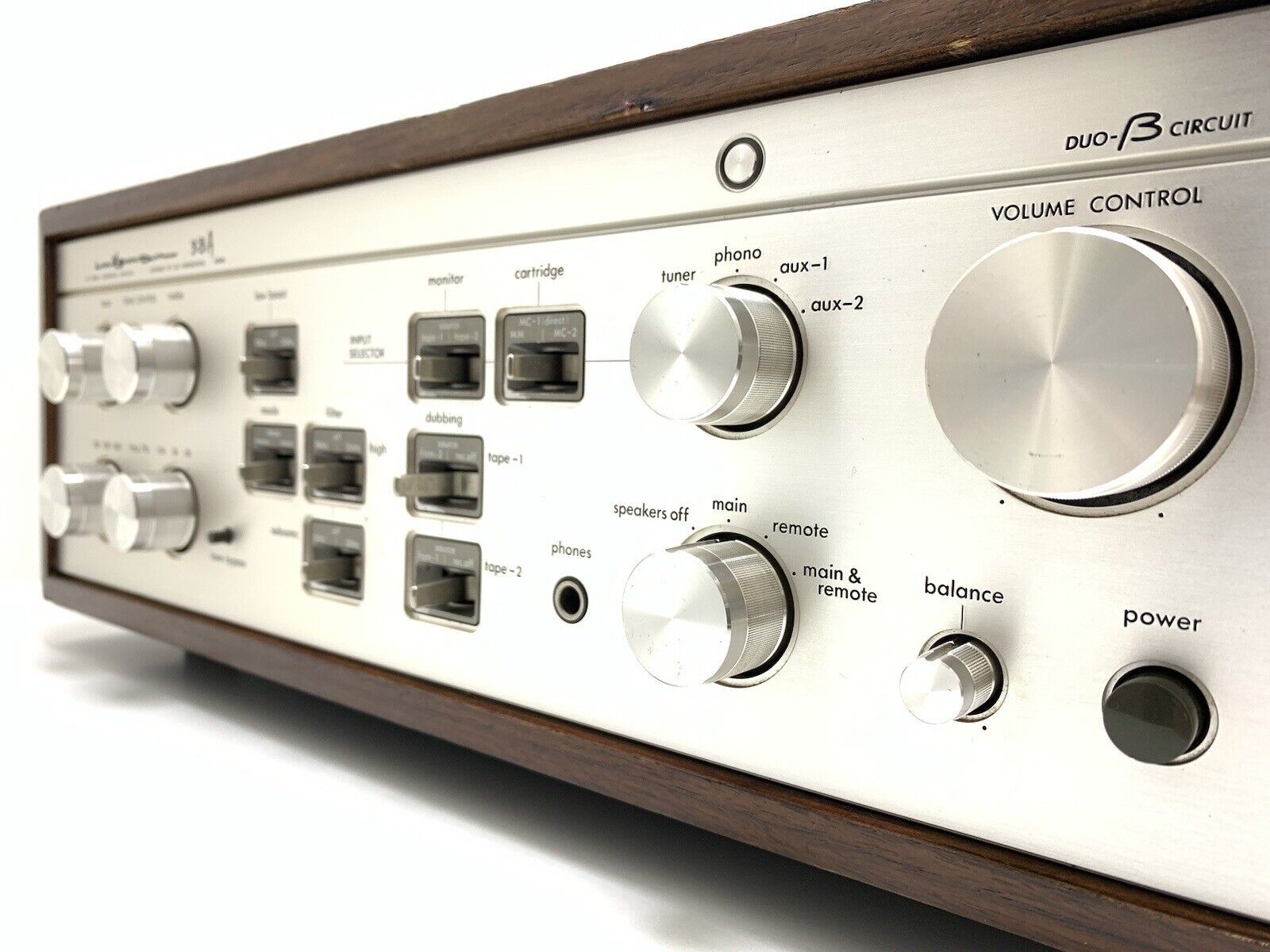 LUXMAN L 58A Stereo Integrated Amplifier 2X 100W RMS Vintage 1980 WORK Good Look