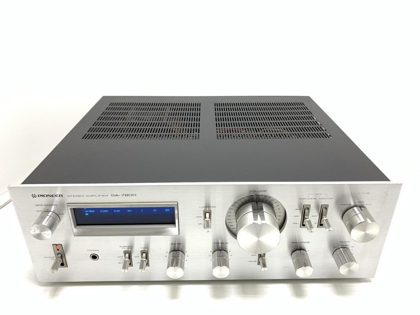 PIONEER SA-7800 Stereo Amplifier 65+65W RMS Vintage 1979 Blue LINE Work GoodLook