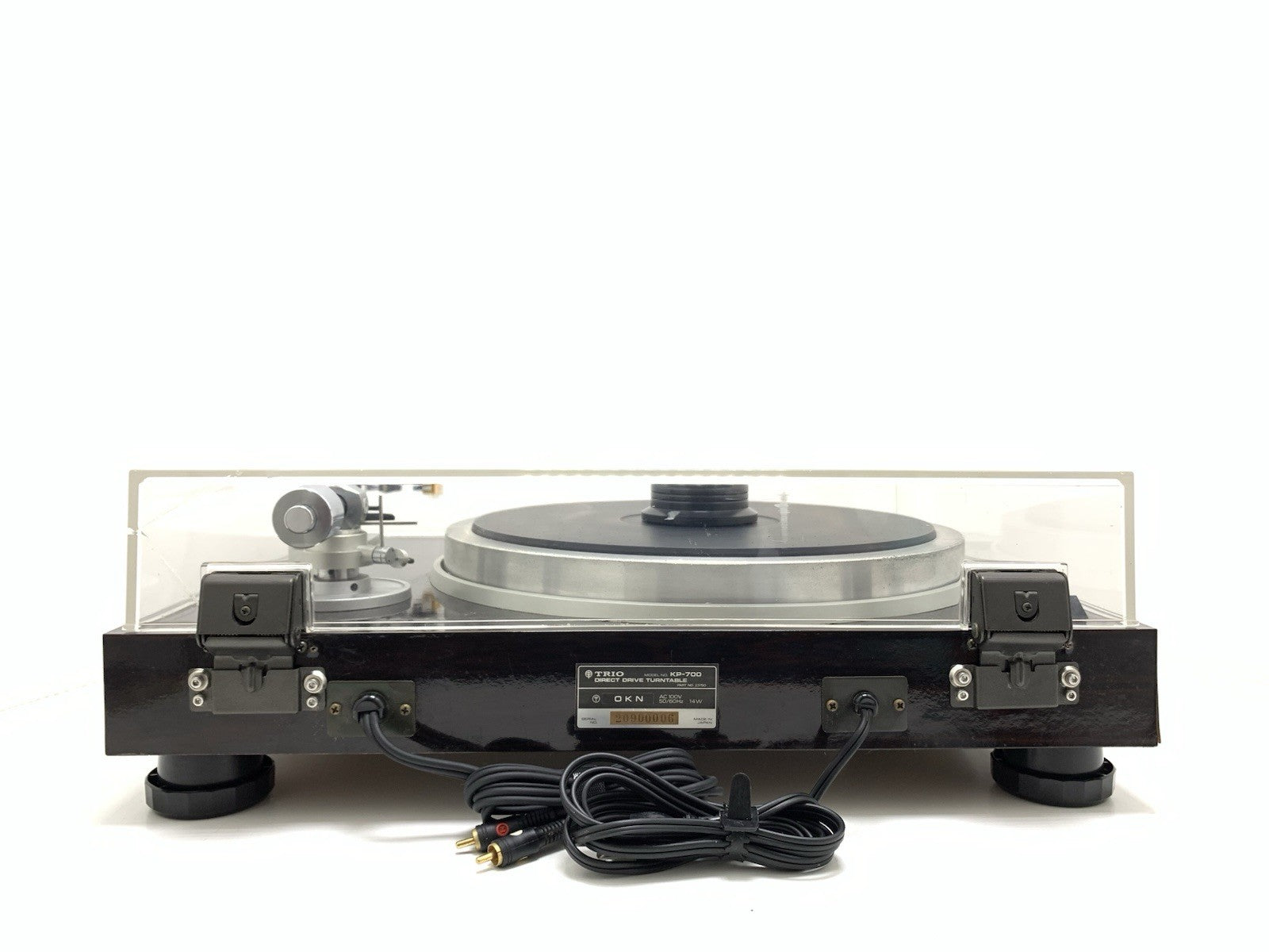 TRIO KENWOOD KP 700 Turntable Direct Drive Auto Lift UP Hi End Vintage Good Look